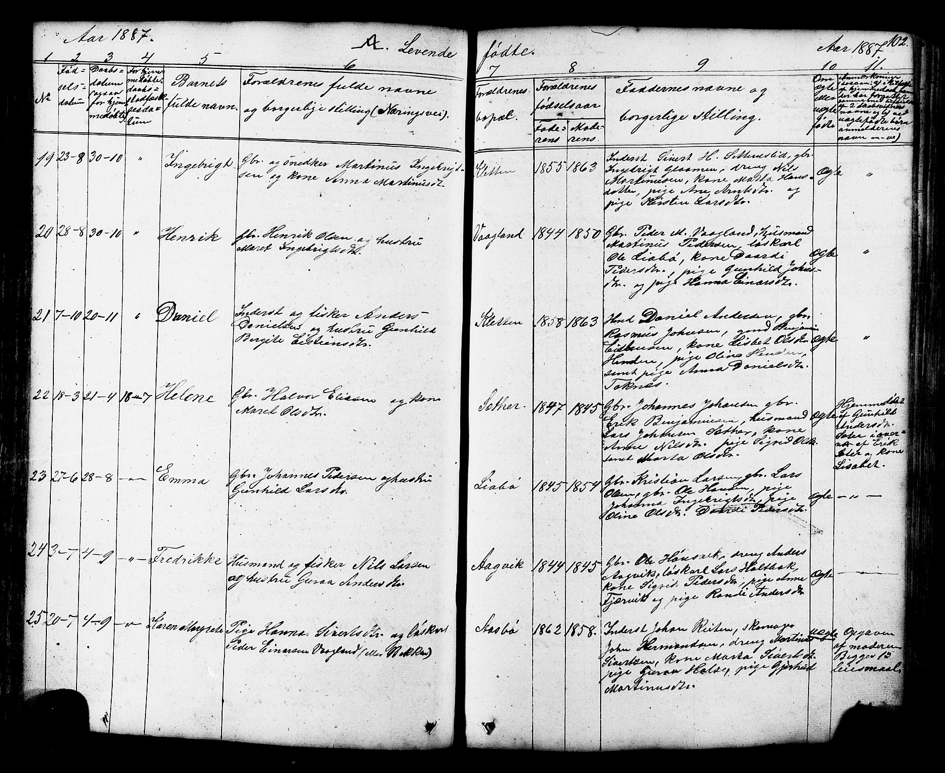 Ministerialprotokoller, klokkerbøker og fødselsregistre - Møre og Romsdal, AV/SAT-A-1454/576/L0890: Parish register (copy) no. 576C01, 1837-1908, p. 102