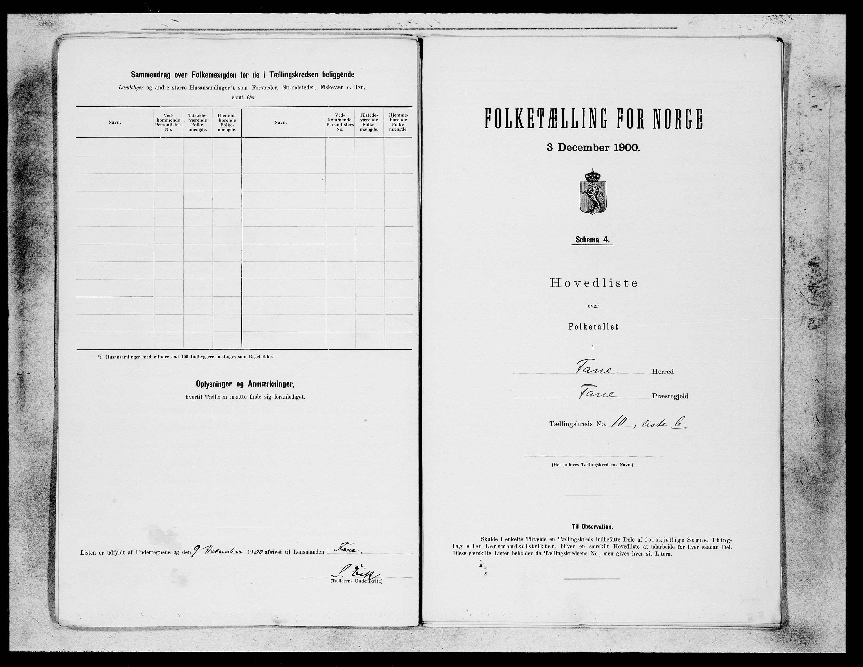 SAB, 1900 census for Fana, 1900, p. 23