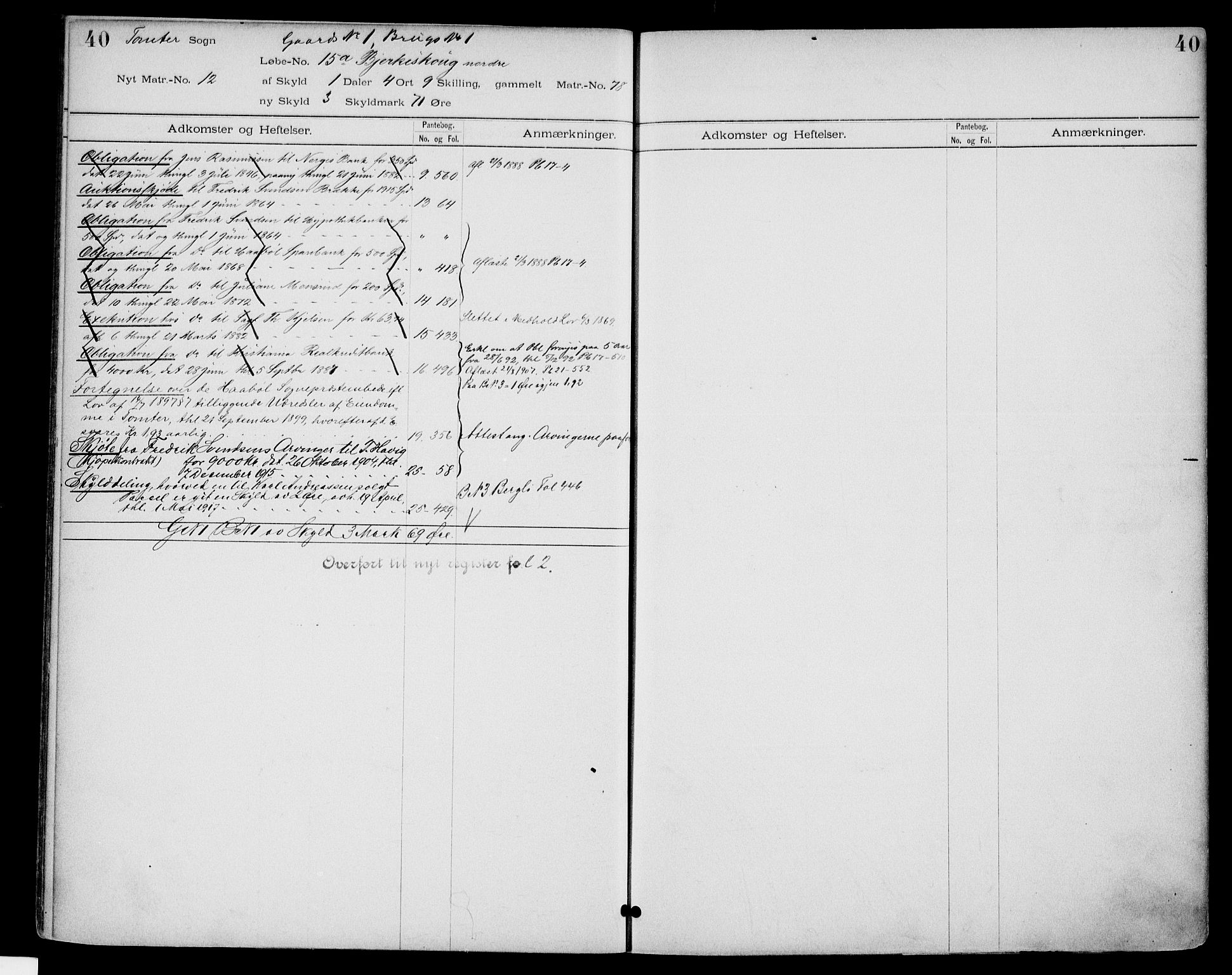 Moss sorenskriveri, SAO/A-10168: Mortgage register no. IV 8a, 1733-1927, p. 40