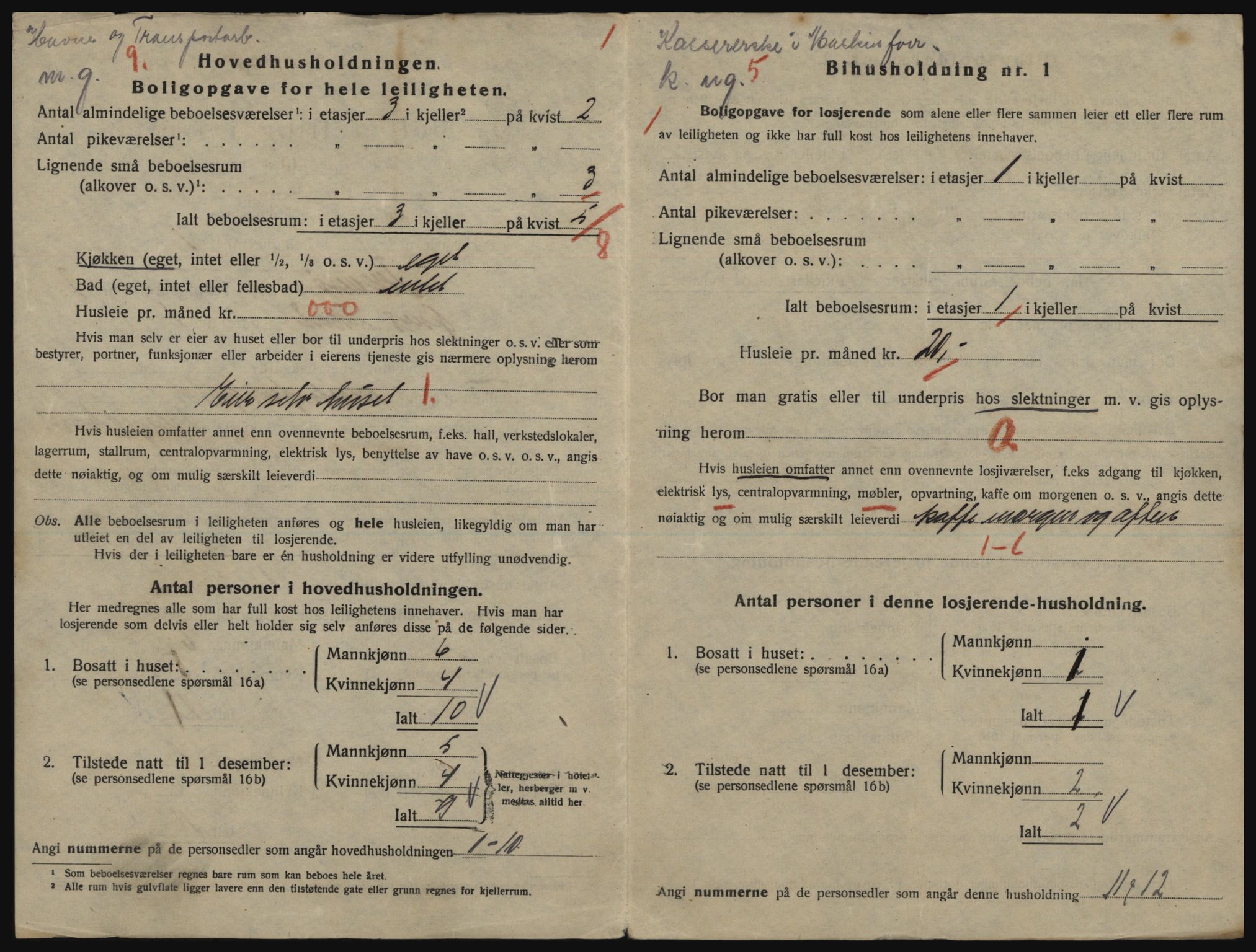 SATØ, 1920 census for Tromsø, 1920, p. 2788