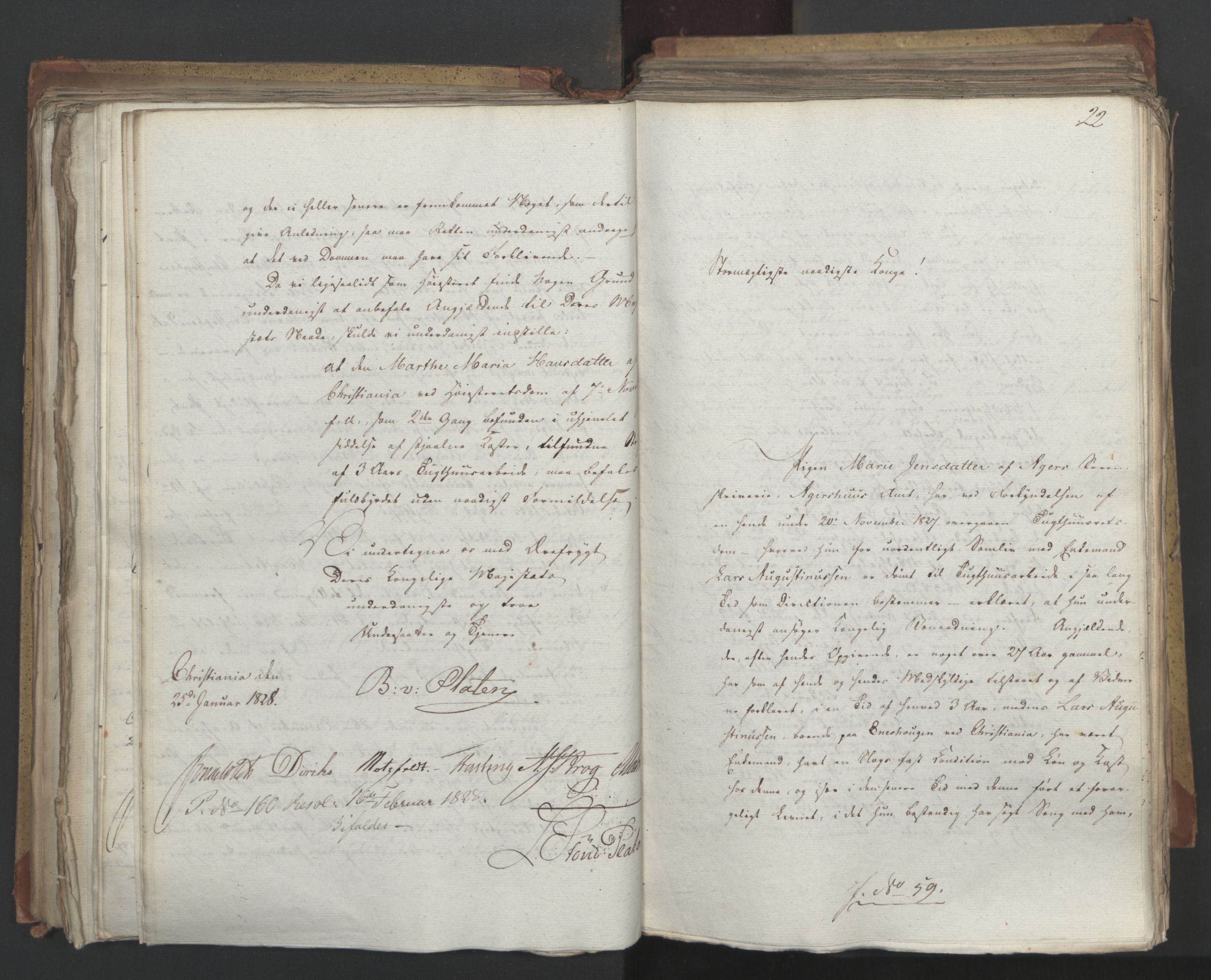 Statsrådsavdelingen i Stockholm, AV/RA-S-1003/D/Da/L0054: Regjeringsinnstillinger nr. 1-230, 1828, p. 237