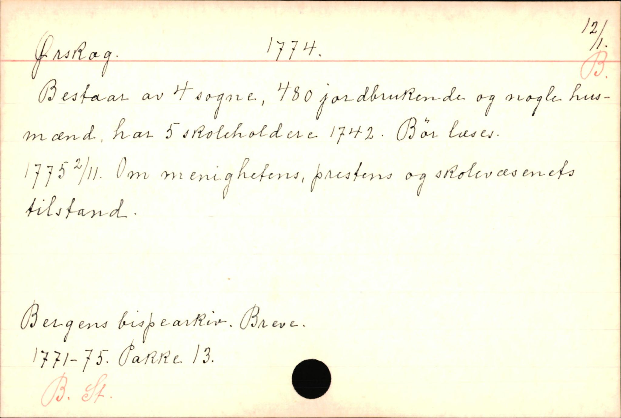 Haugen, Johannes - lærer, AV/SAB-SAB/PA-0036/01/L0001: Om klokkere og lærere, 1521-1904, p. 11088