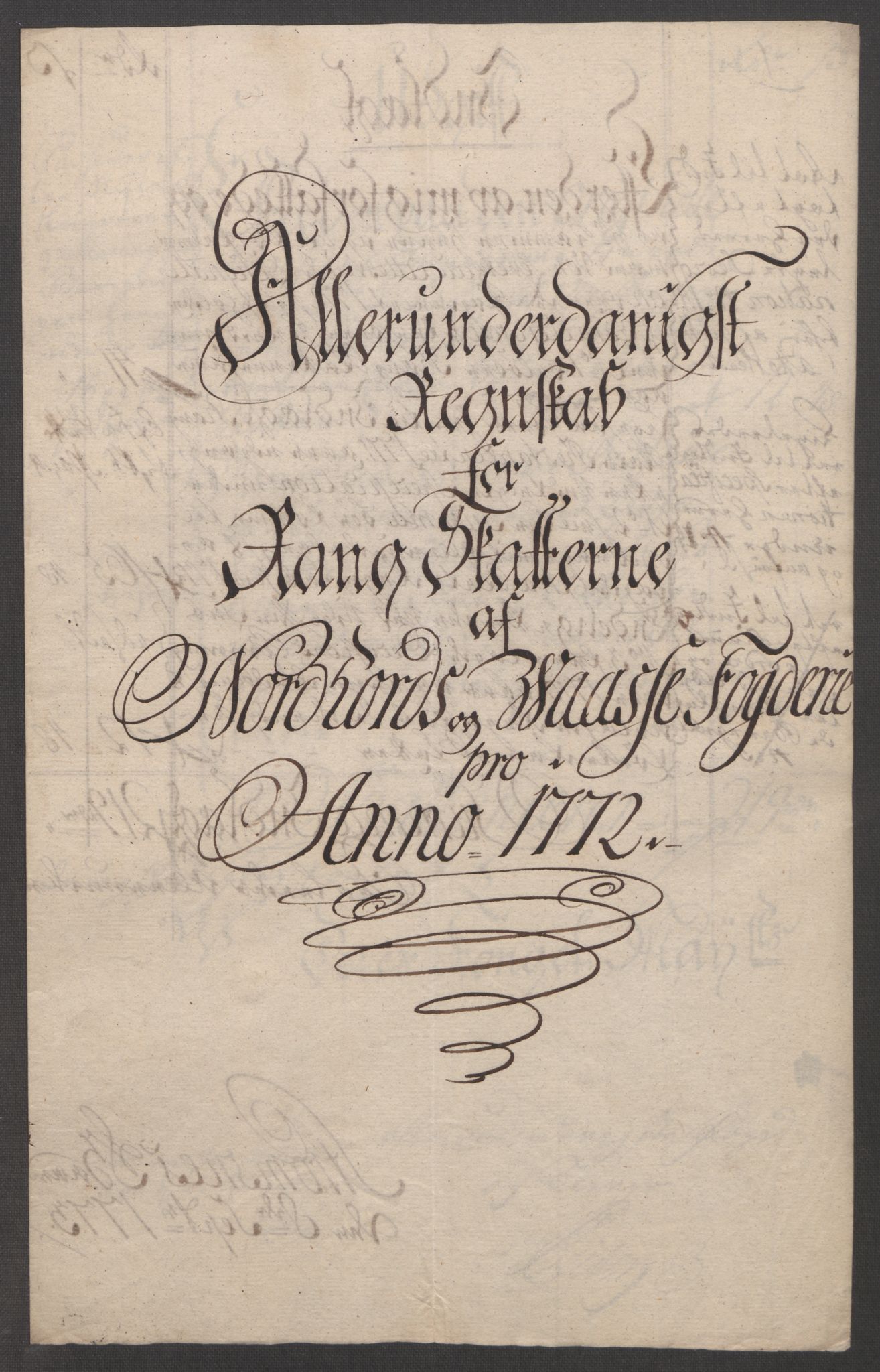 Rentekammeret inntil 1814, Reviderte regnskaper, Fogderegnskap, RA/EA-4092/R51/L3303: Ekstraskatten Nordhordland og Voss, 1762-1772, p. 698