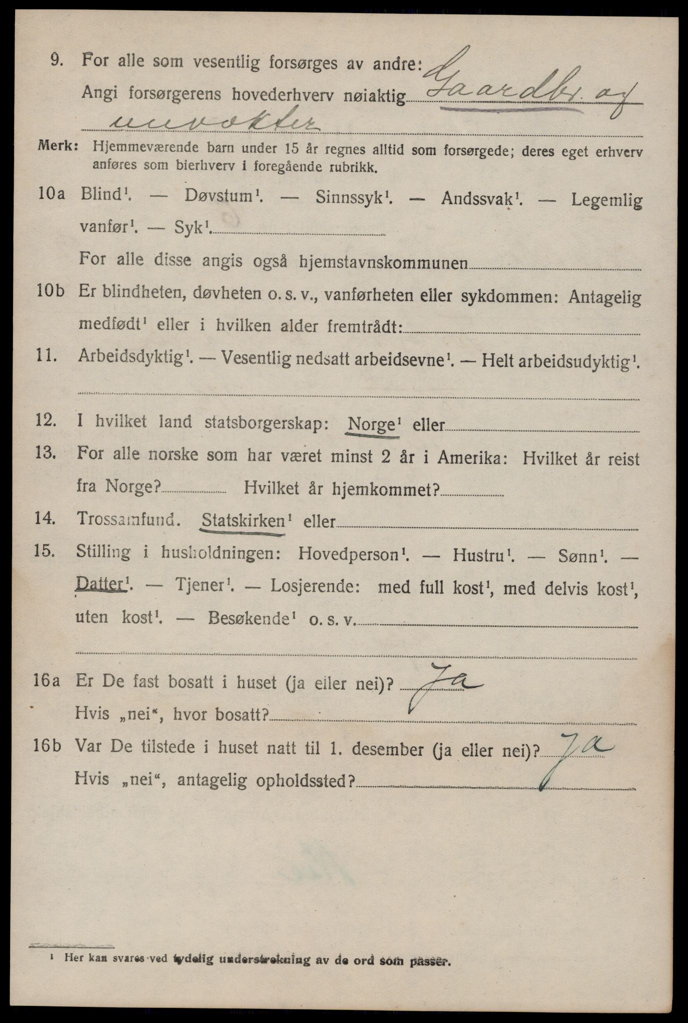 SAKO, 1920 census for Seljord, 1920, p. 4707