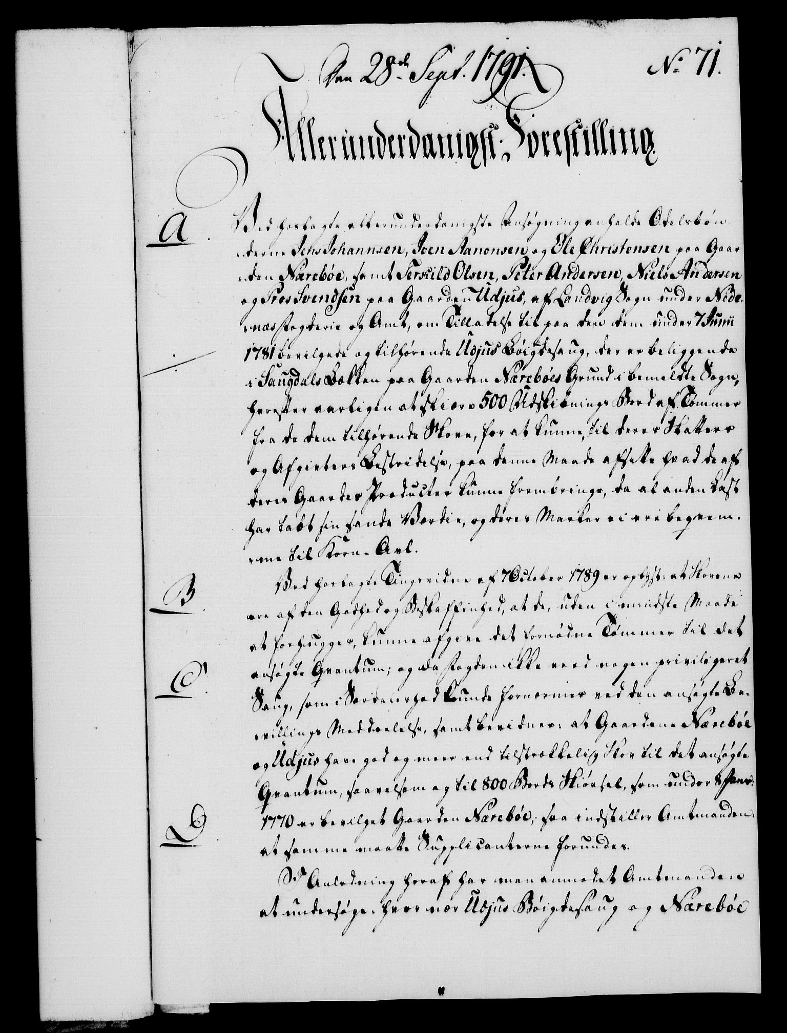 Rentekammeret, Kammerkanselliet, RA/EA-3111/G/Gf/Gfa/L0073: Norsk relasjons- og resolusjonsprotokoll (merket RK 52.73), 1791, p. 402