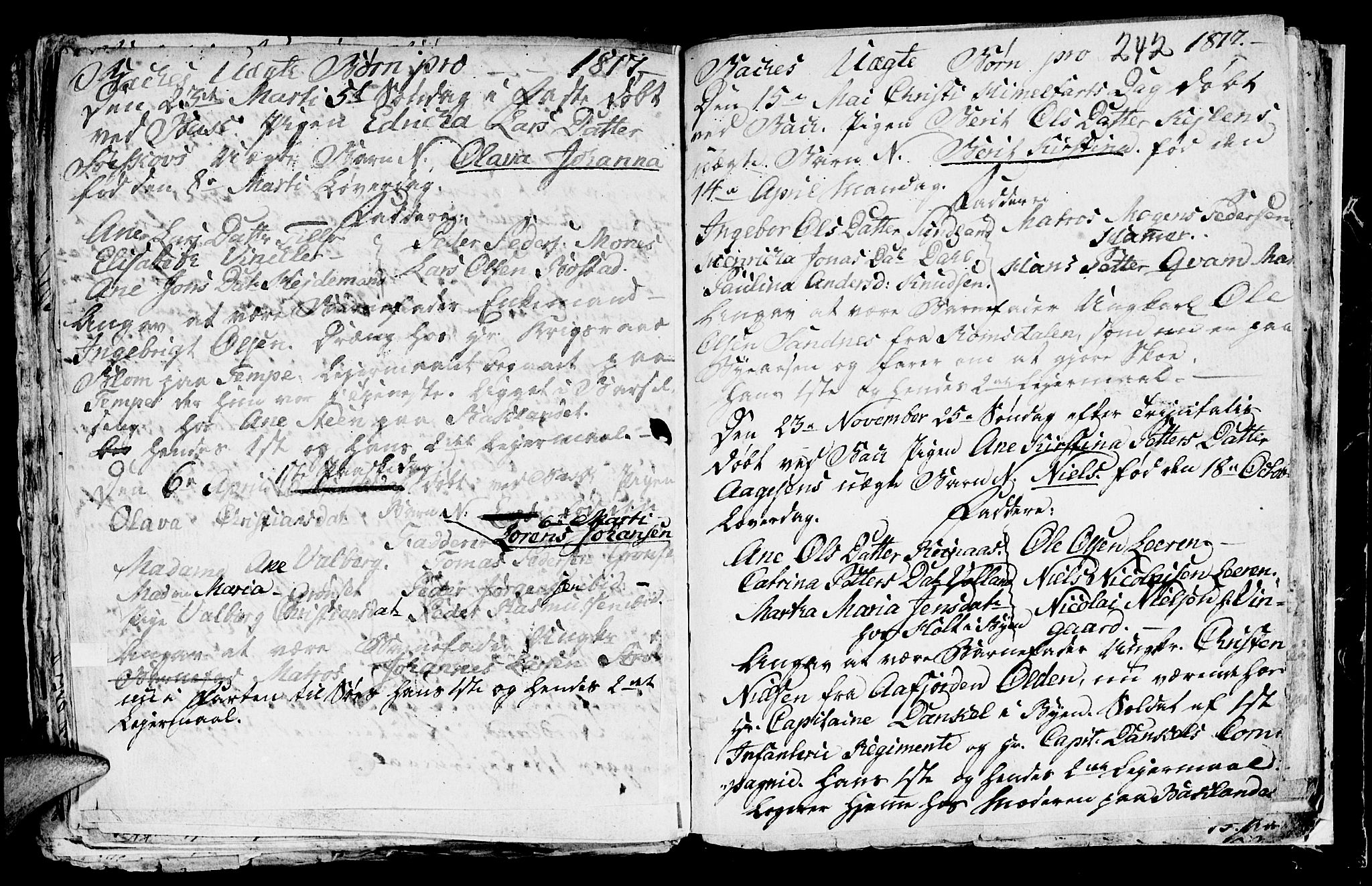 Ministerialprotokoller, klokkerbøker og fødselsregistre - Sør-Trøndelag, SAT/A-1456/604/L0218: Parish register (copy) no. 604C01, 1754-1819, p. 242
