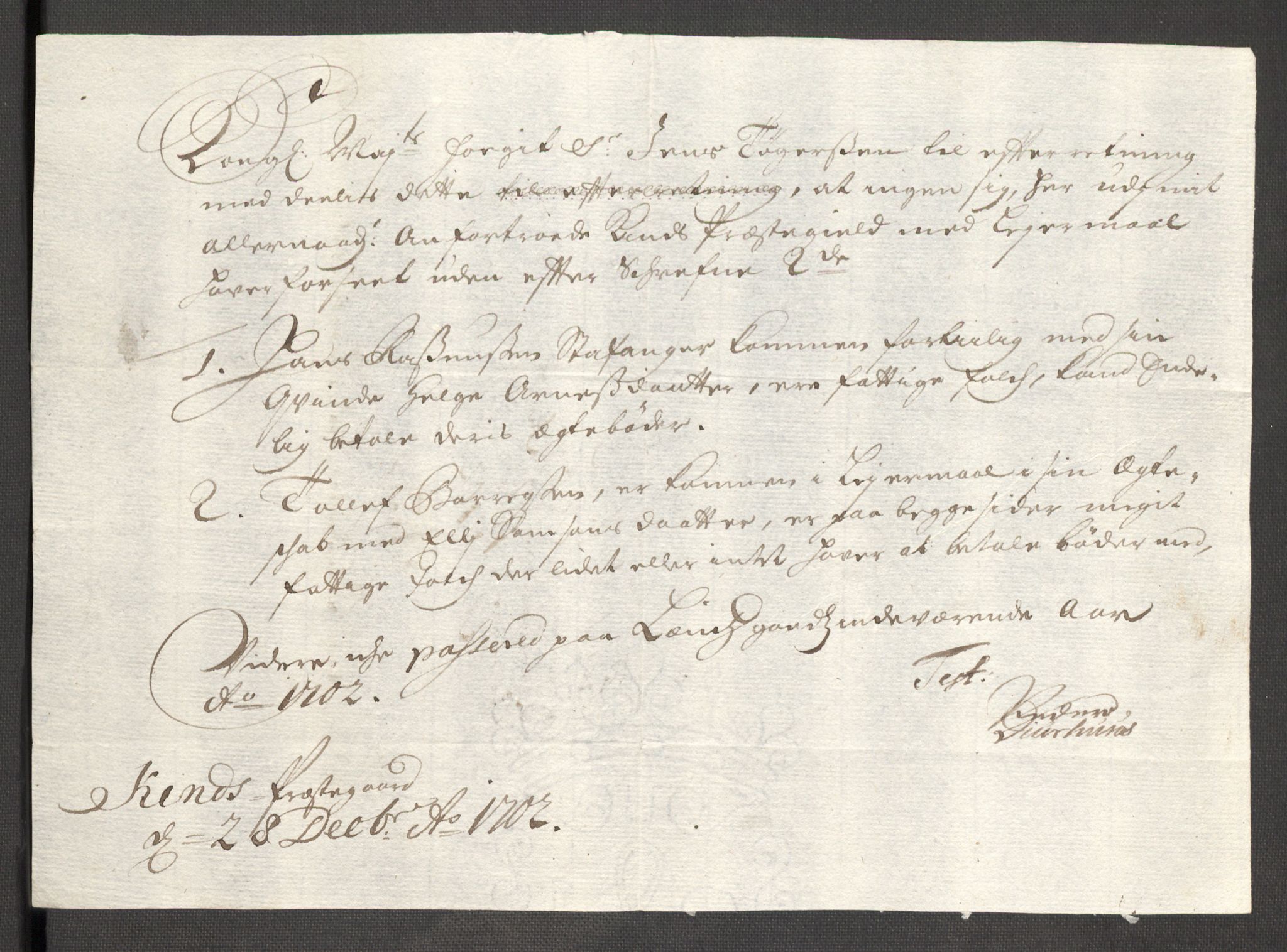 Rentekammeret inntil 1814, Reviderte regnskaper, Fogderegnskap, AV/RA-EA-4092/R53/L3426: Fogderegnskap Sunn- og Nordfjord, 1702, p. 99