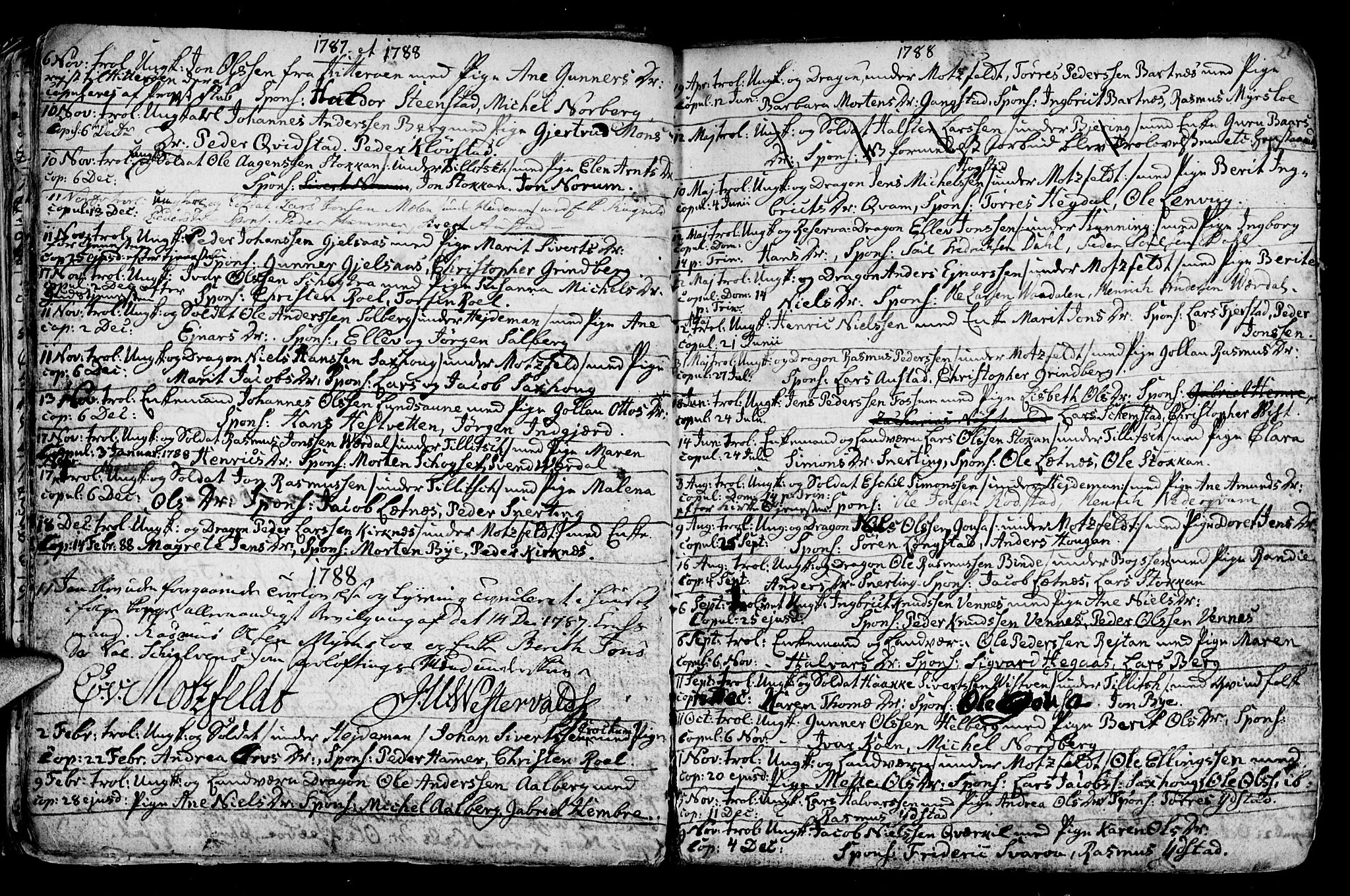 Ministerialprotokoller, klokkerbøker og fødselsregistre - Nord-Trøndelag, SAT/A-1458/730/L0273: Parish register (official) no. 730A02, 1762-1802, p. 21