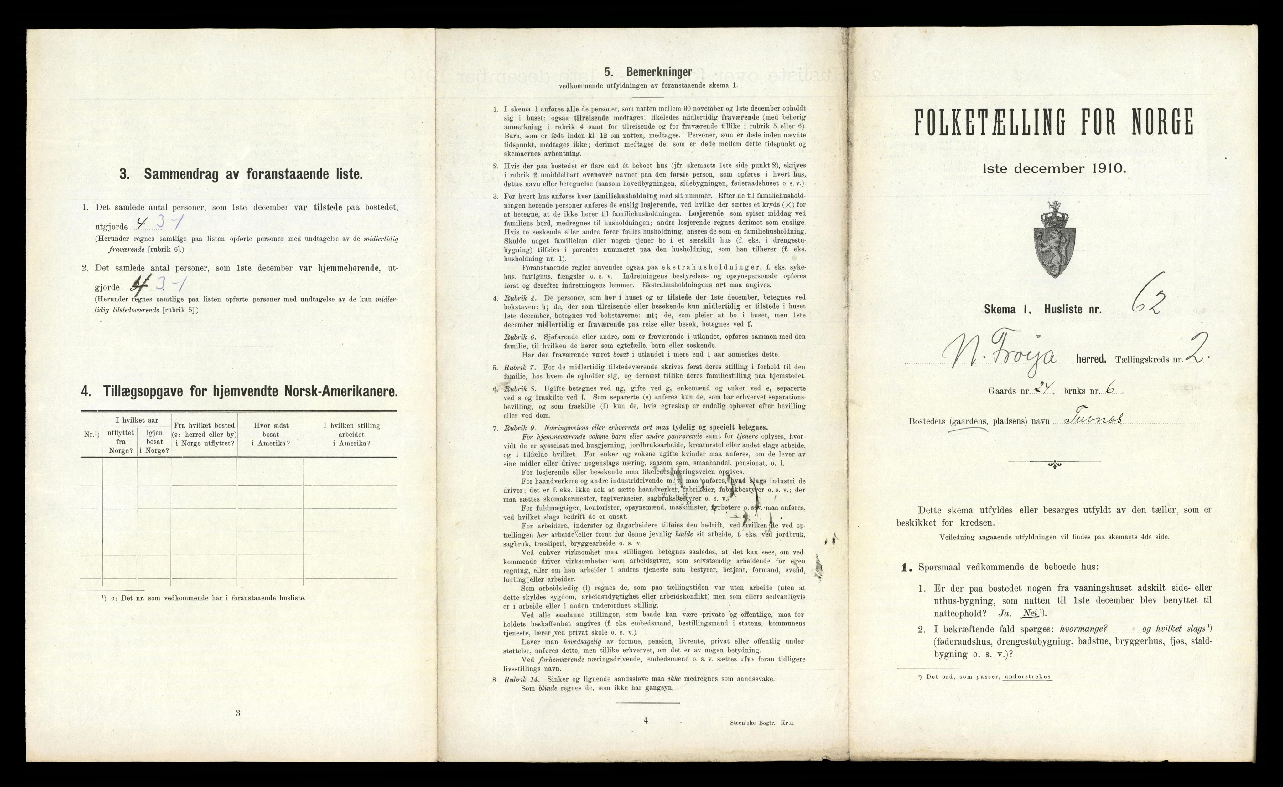 RA, 1910 census for Nord-Frøya, 1910, p. 230