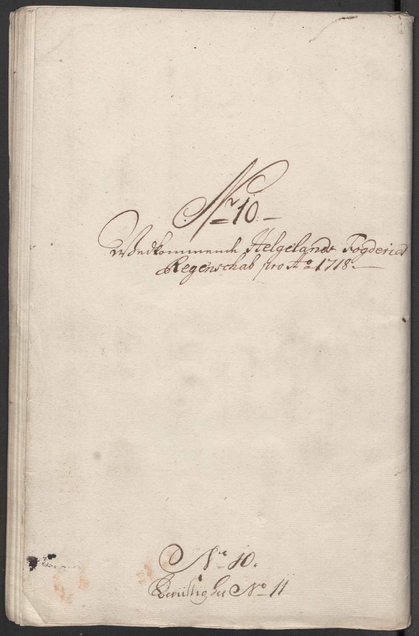 Rentekammeret inntil 1814, Reviderte regnskaper, Fogderegnskap, RA/EA-4092/R65/L4516: Fogderegnskap Helgeland, 1718, p. 175