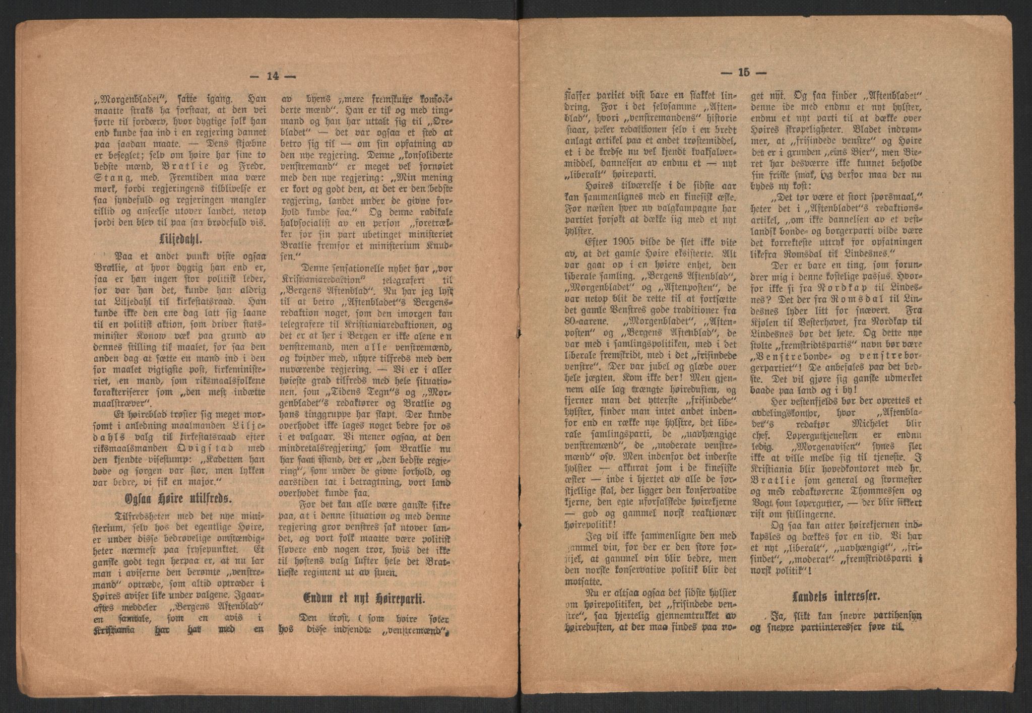 Venstres Hovedorganisasjon, RA/PA-0876/X/L0001: De eldste skrifter, 1860-1936, p. 861