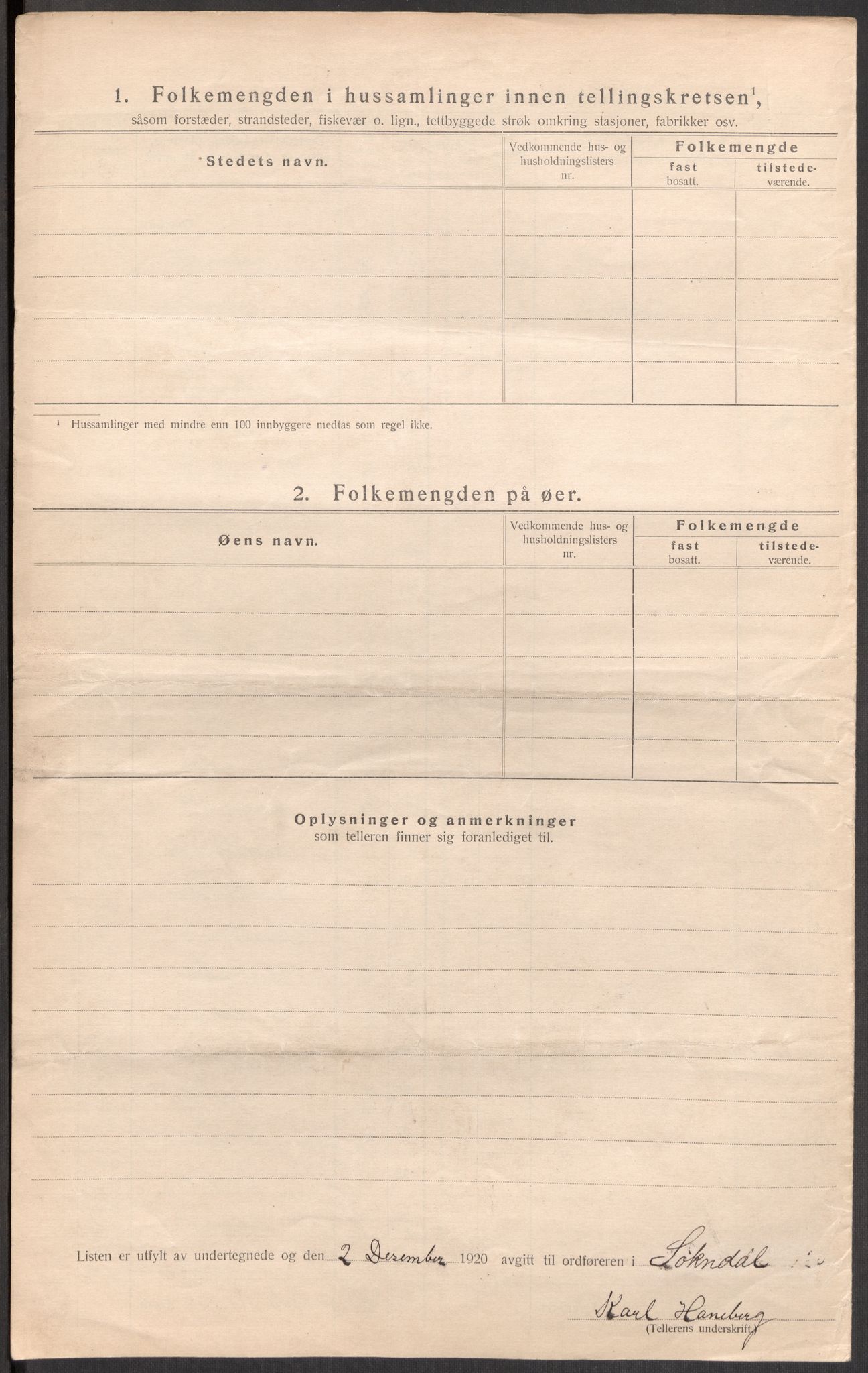 SAST, 1920 census for Sokndal, 1920, p. 32