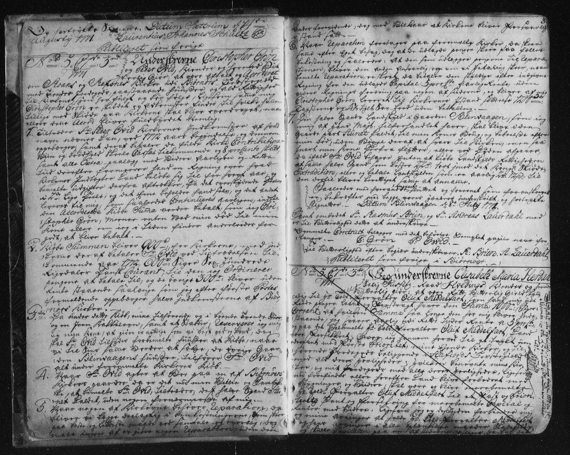 Fosen sorenskriveri, AV/SAT-A-1107/1/2/2C/L0004: Mortgage book no. 3, 1771-1800, p. 3