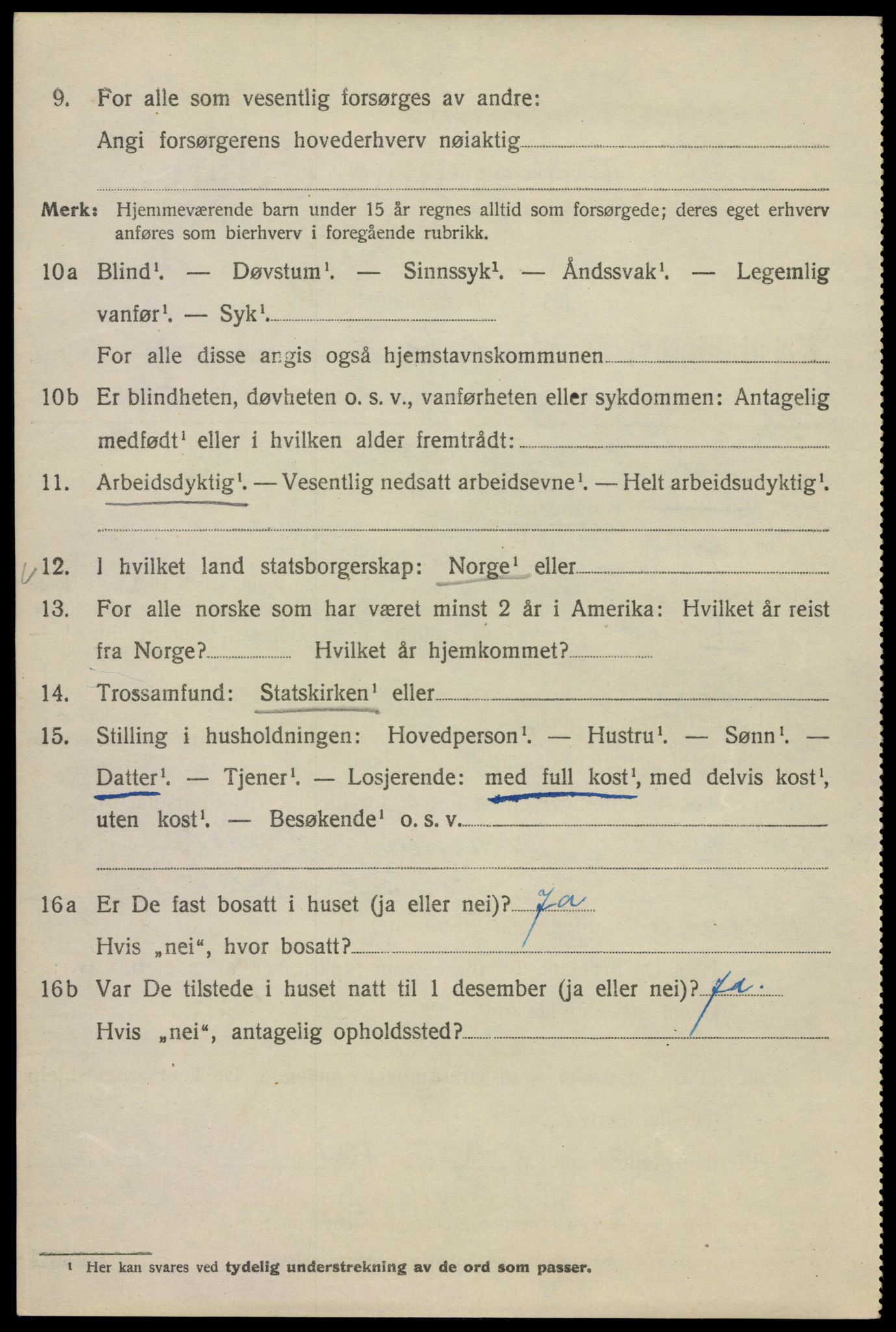 SAO, 1920 census for Kristiania, 1920, p. 276074