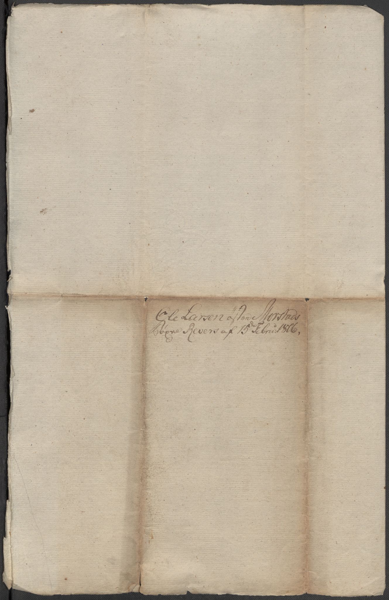 Riksarkivets diplomsamling, RA/EA-5965/F15/L0014: Prestearkiv - Oppland, 1696-1879, p. 197