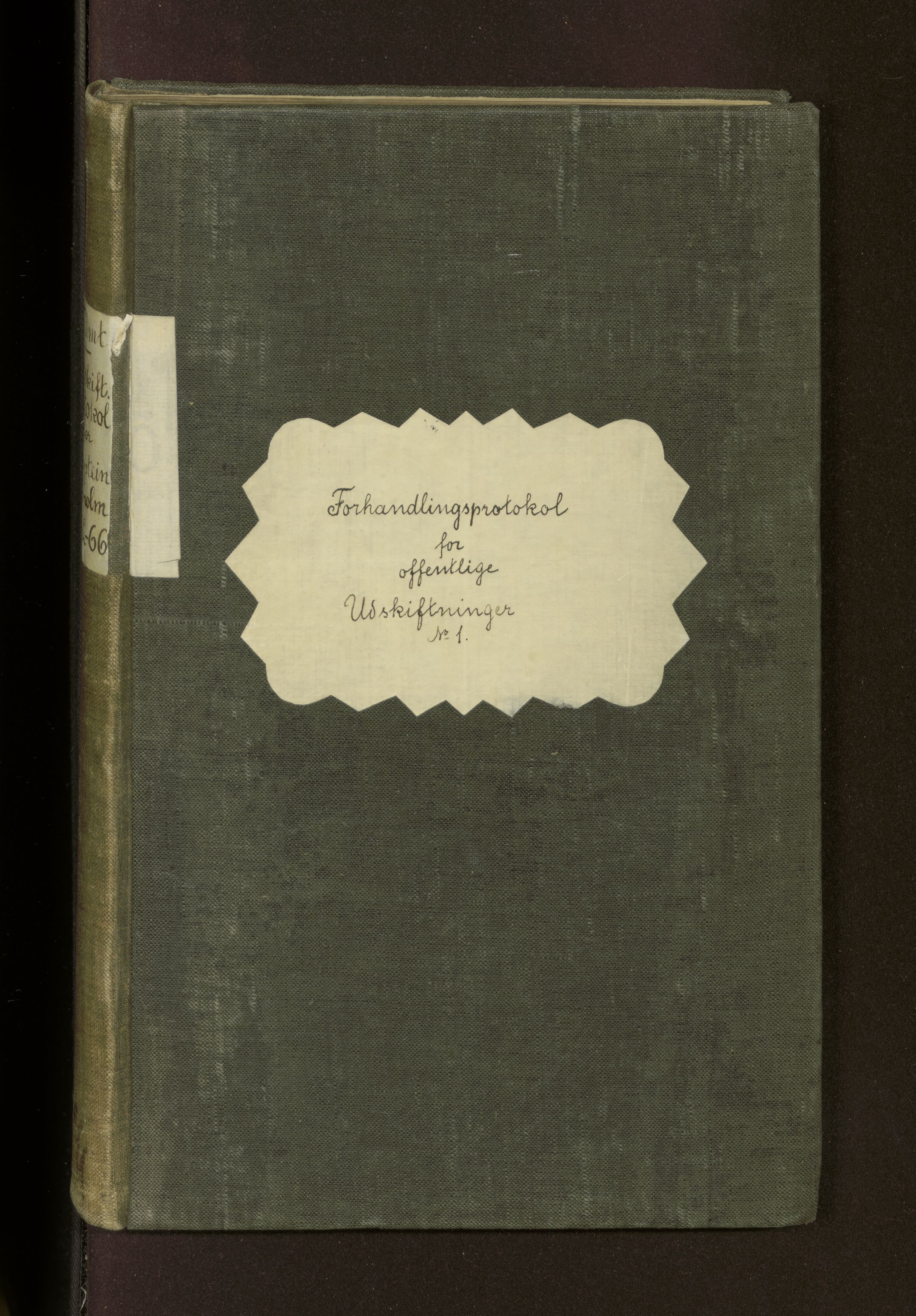 Sør-Trøndelag jordskifterett, SAT/A-4522/1/F/L0012: Utskiftningsprotokoll, 1862-1866