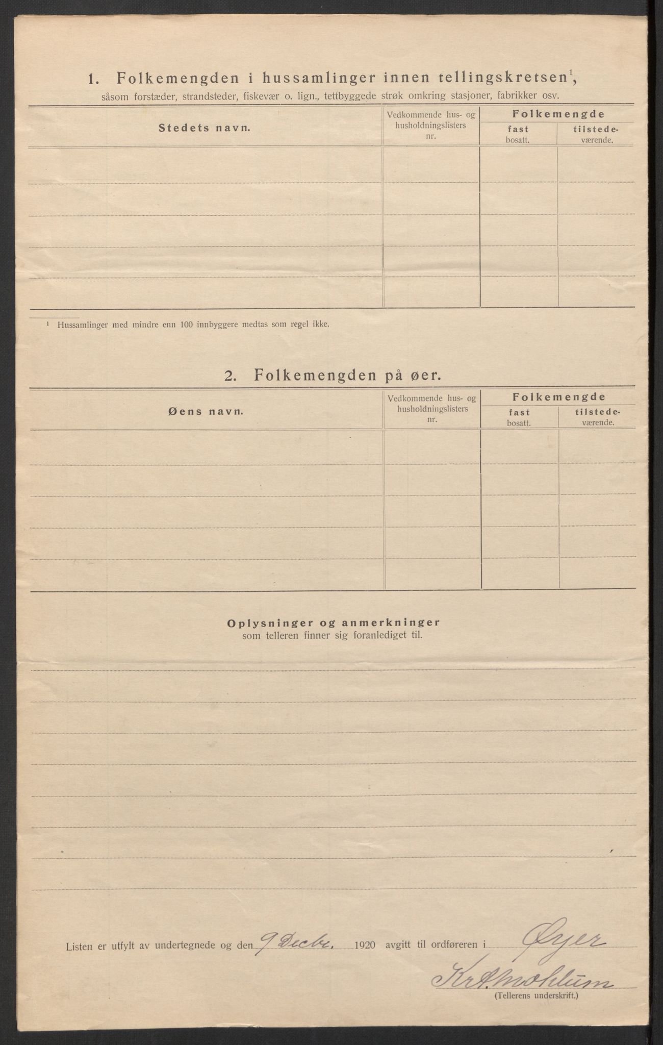 SAH, 1920 census for Øyer, 1920, p. 17