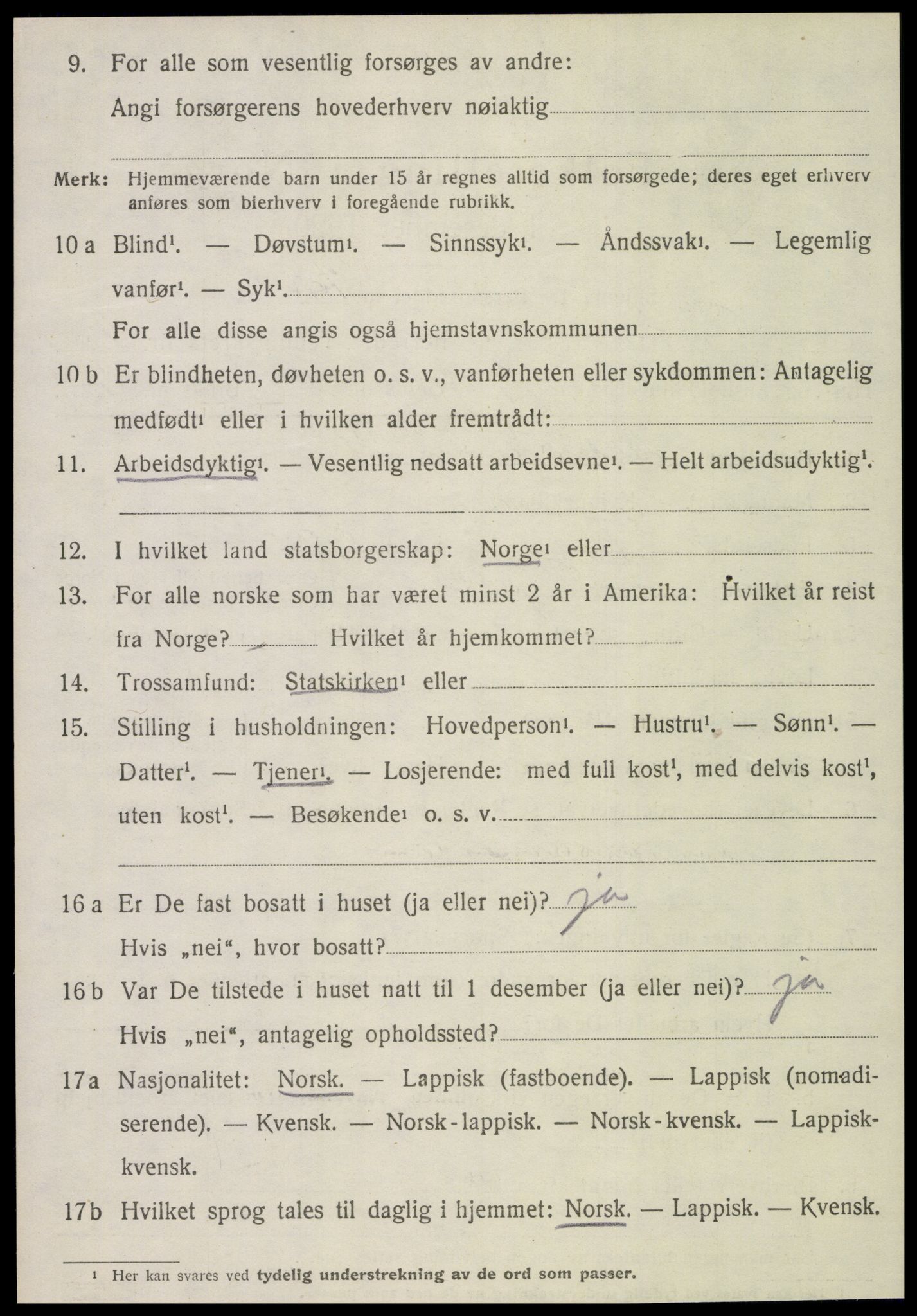 SAT, 1920 census for Stjørdal, 1920, p. 2089