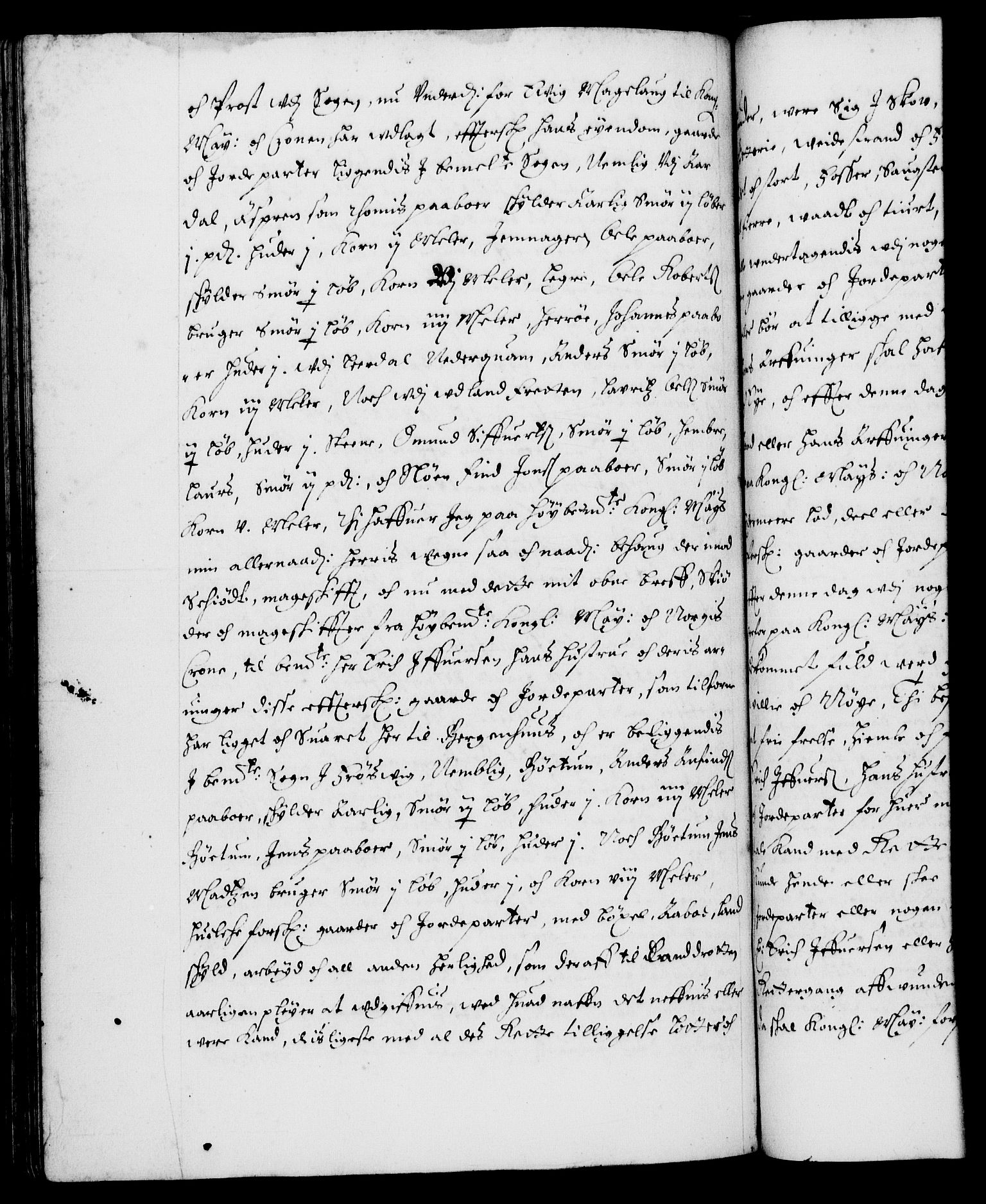 Danske Kanselli 1572-1799, AV/RA-EA-3023/F/Fc/Fca/Fcaa/L0008: Norske registre (mikrofilm), 1651-1656, p. 535b