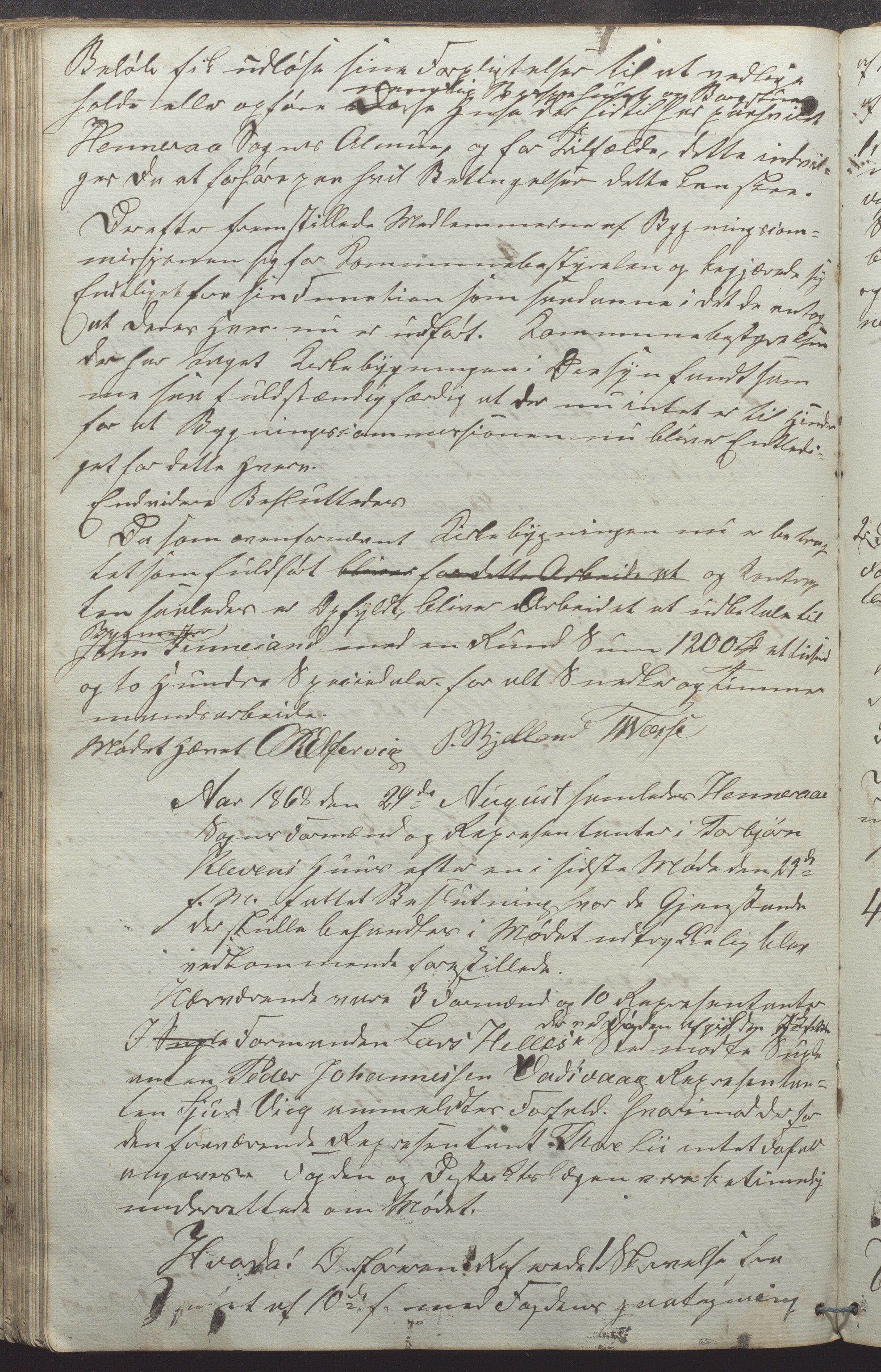 Nedstrand kommune - Formannskapet, IKAR/K-100244/A/Aa/L0001: Møtebok, 1837-1875, p. 198b