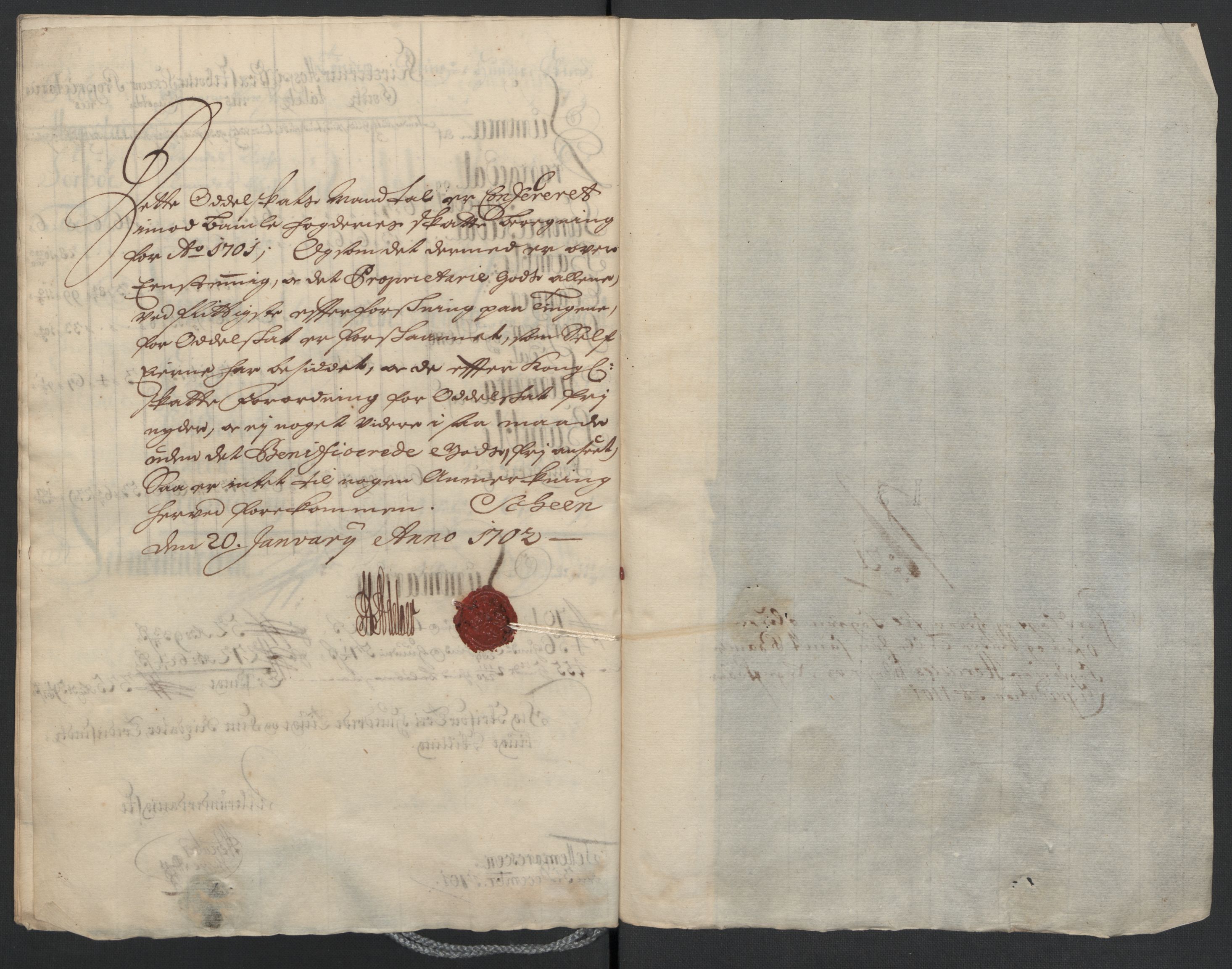 Rentekammeret inntil 1814, Reviderte regnskaper, Fogderegnskap, AV/RA-EA-4092/R36/L2105: Fogderegnskap Øvre og Nedre Telemark og Bamble, 1701, p. 288