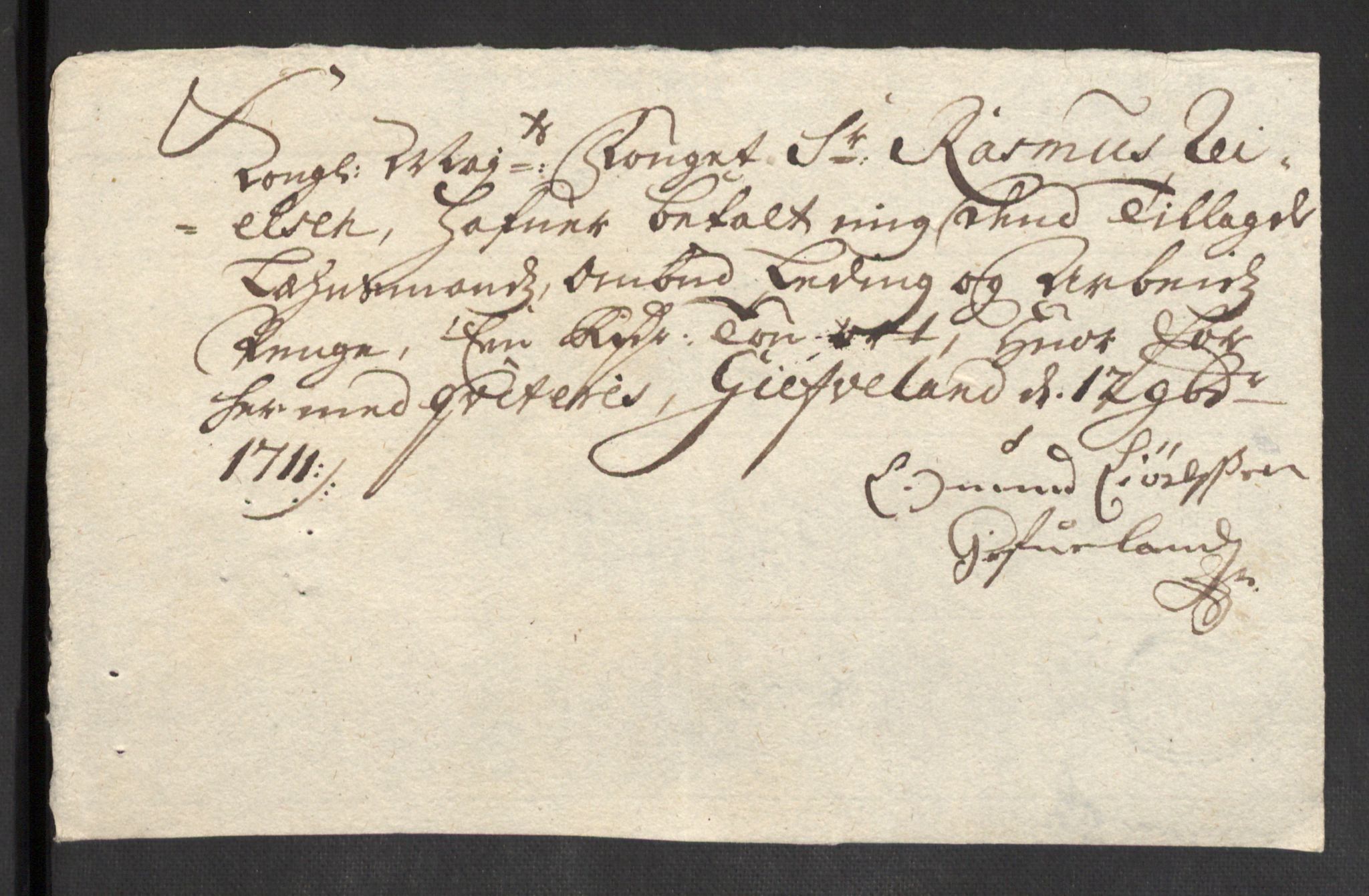 Rentekammeret inntil 1814, Reviderte regnskaper, Fogderegnskap, RA/EA-4092/R40/L2449: Fogderegnskap Råbyggelag, 1709-1711, p. 309