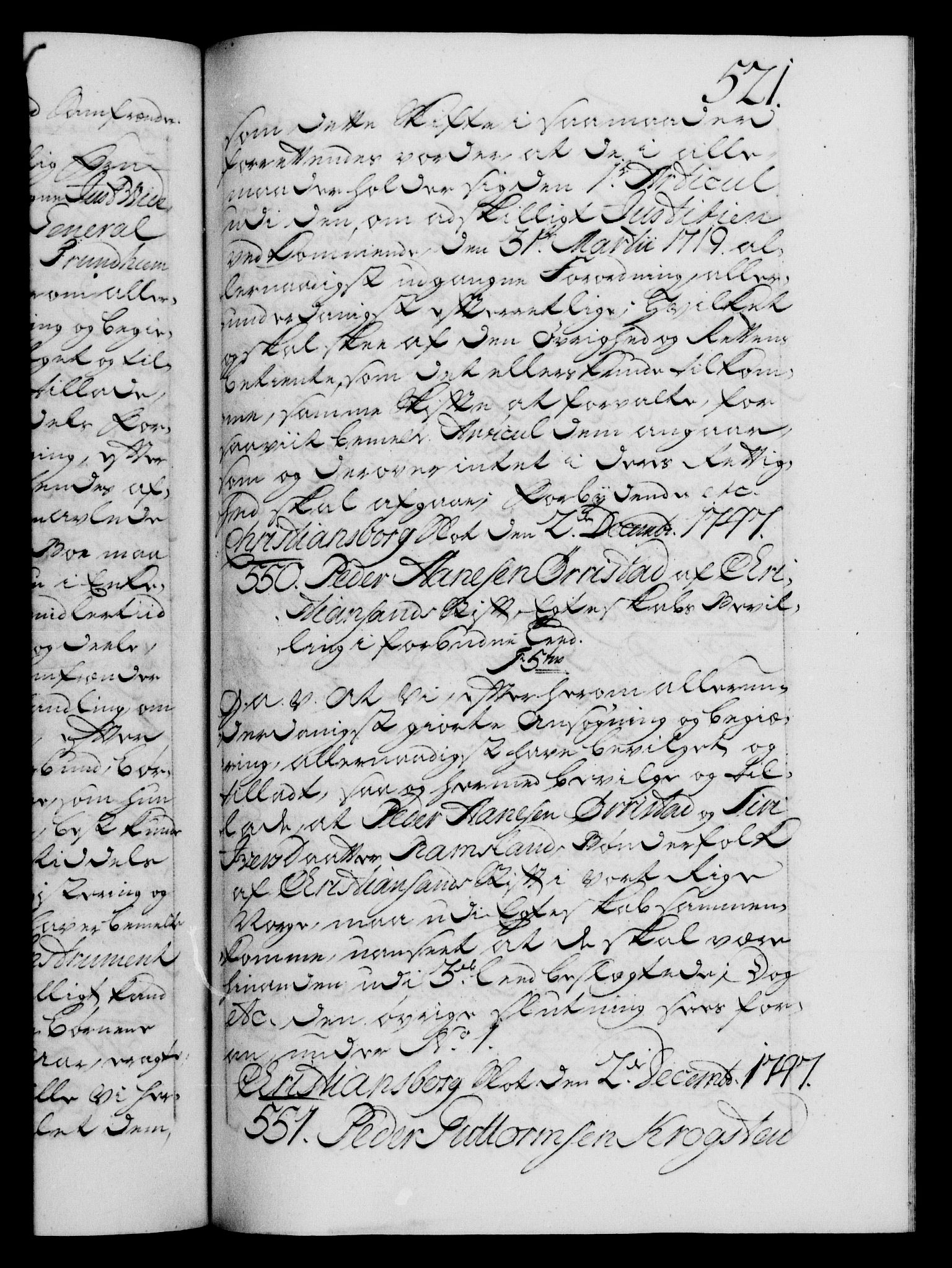 Danske Kanselli 1572-1799, AV/RA-EA-3023/F/Fc/Fca/Fcaa/L0035: Norske registre, 1746-1748, p. 521a