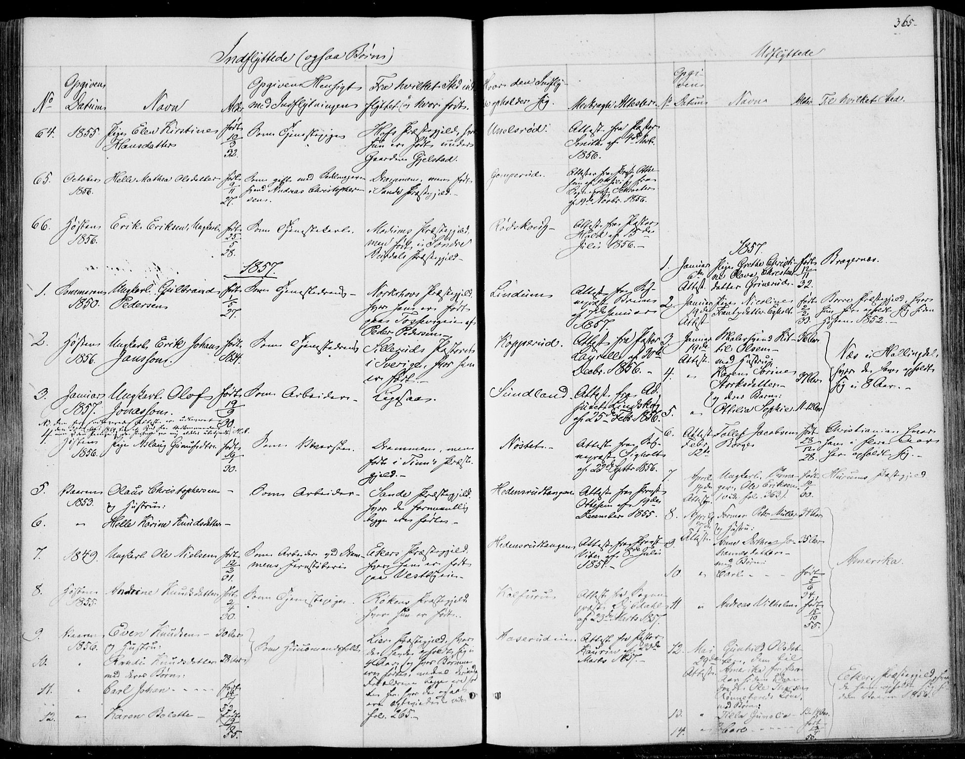 Skoger kirkebøker, AV/SAKO-A-59/F/Fa/L0003: Parish register (official) no. I 3, 1842-1861, p. 365