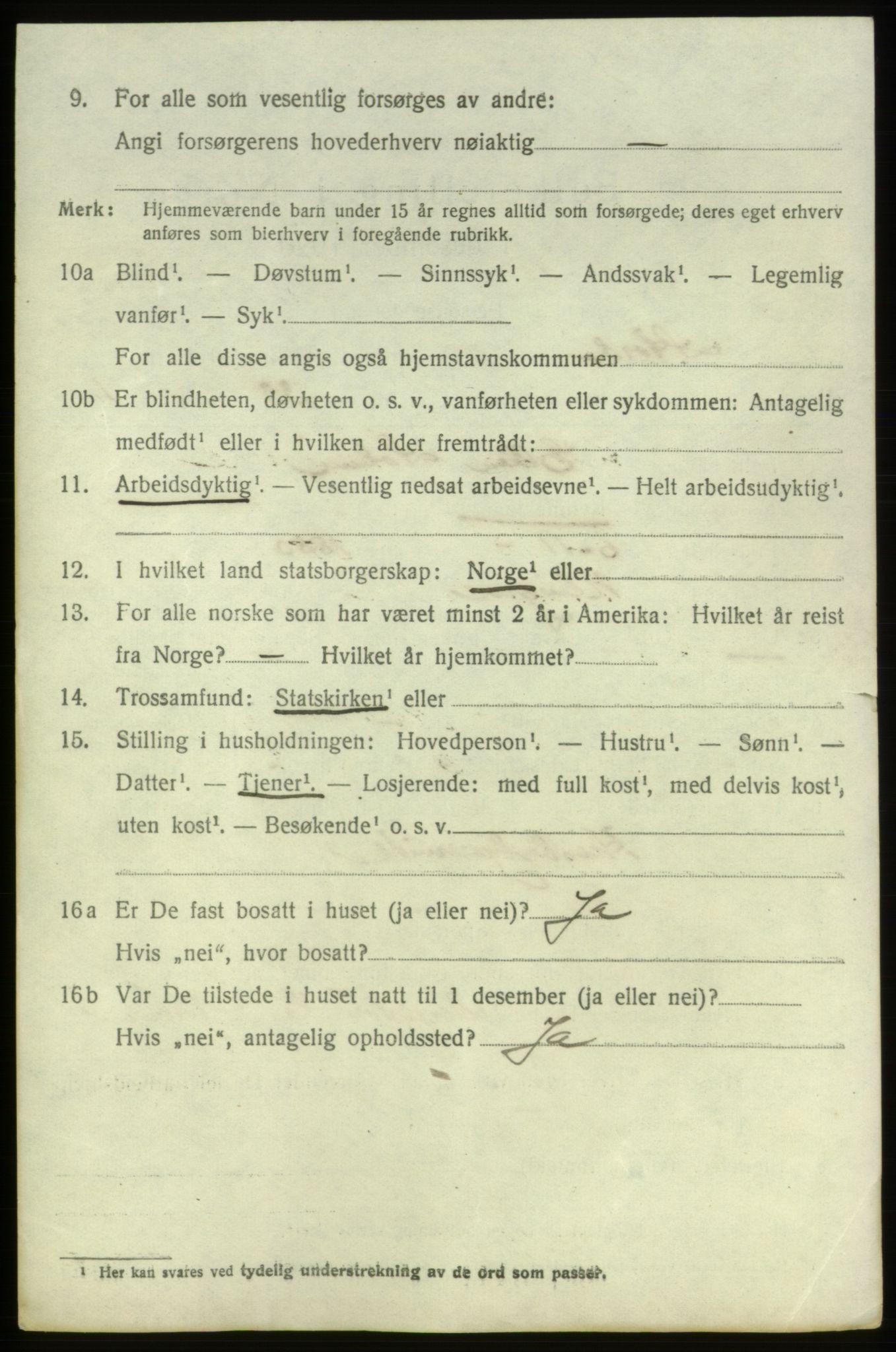 SAB, 1920 census for Stord, 1920, p. 4714