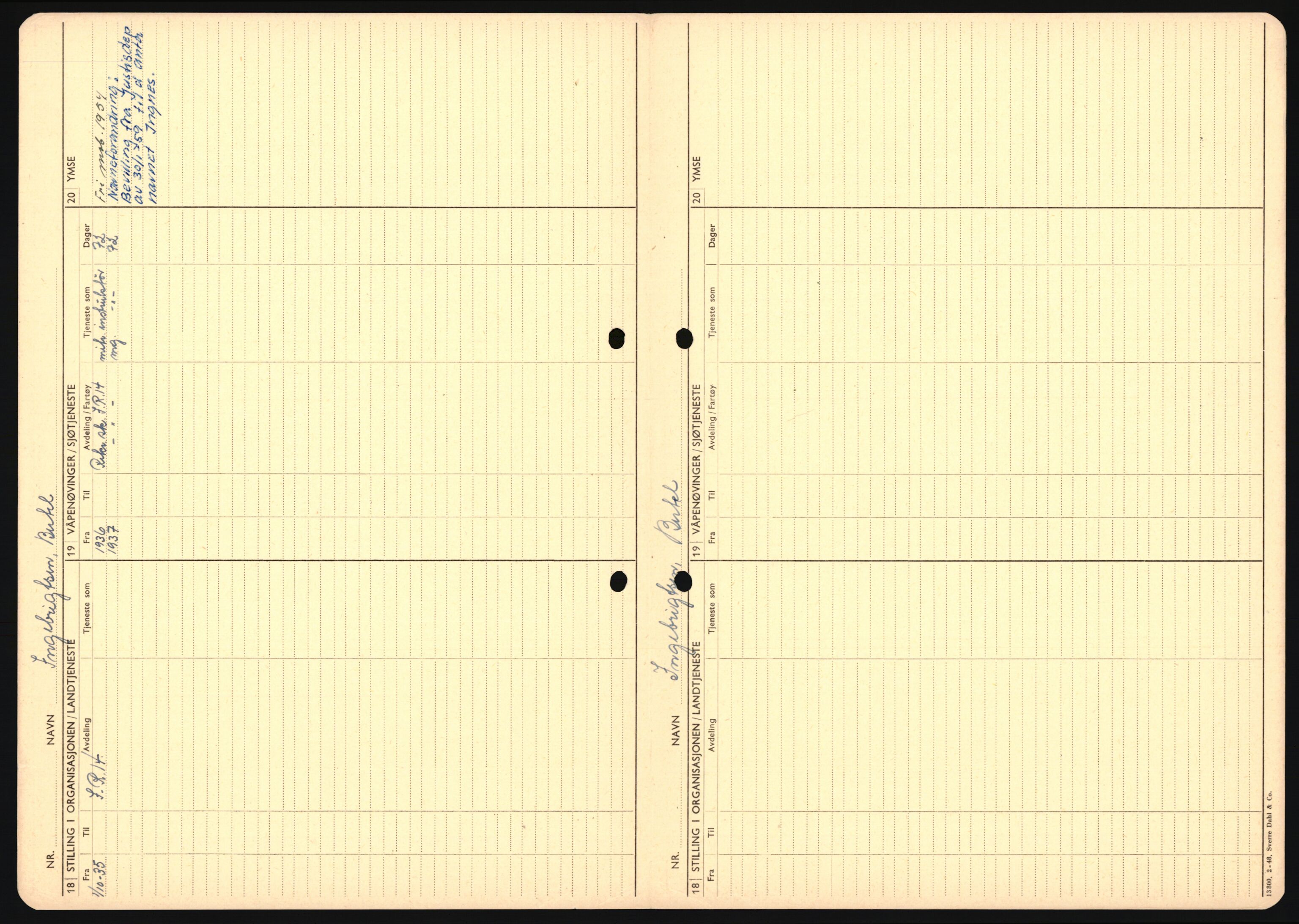 Forsvaret, Sør-Hålogaland landforsvar, AV/RA-RAFA-2552/P/Pa/L0302: Personellmapper for slettet personell, yrkesbefal og vernepliktig befal, født 1913-1916, 1932-1976, p. 329