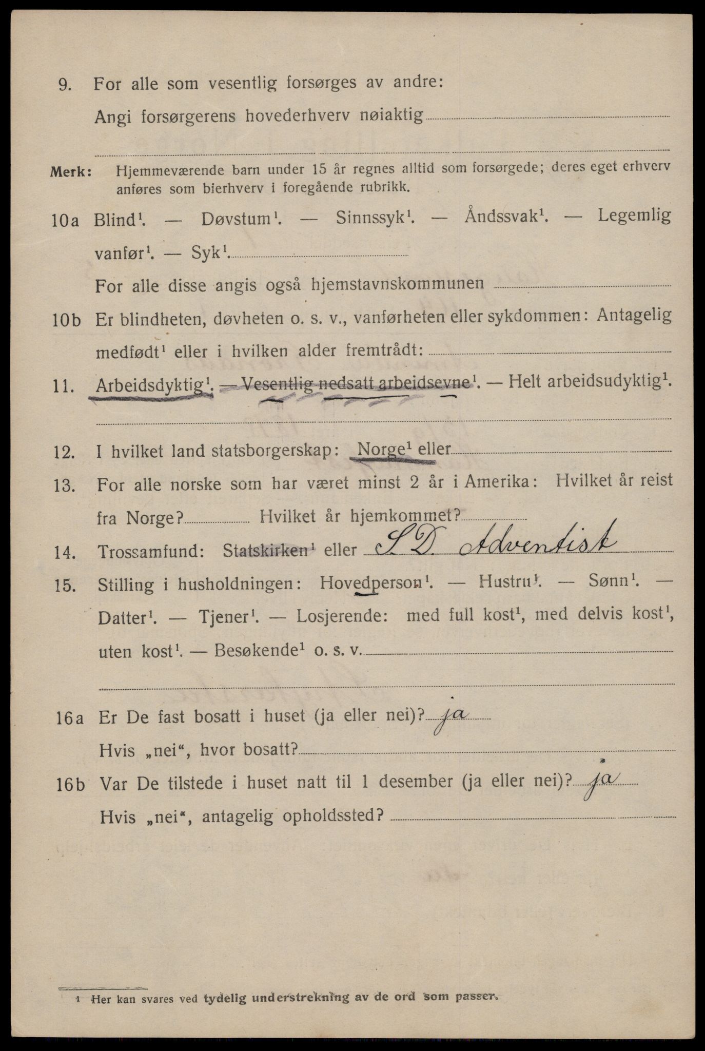 SAST, 1920 census for Haugesund, 1920, p. 21128