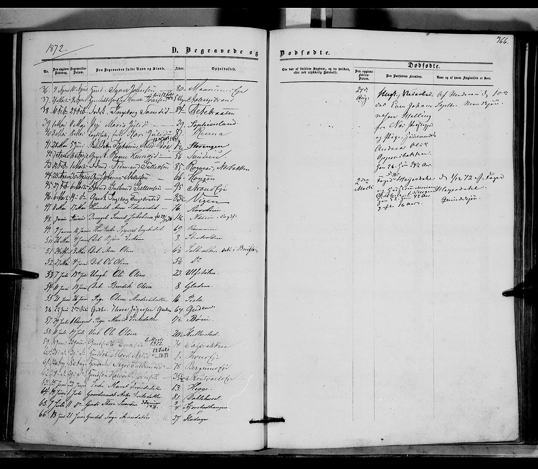 Nord-Aurdal prestekontor, AV/SAH-PREST-132/H/Ha/Haa/L0008: Parish register (official) no. 8, 1863-1875, p. 366