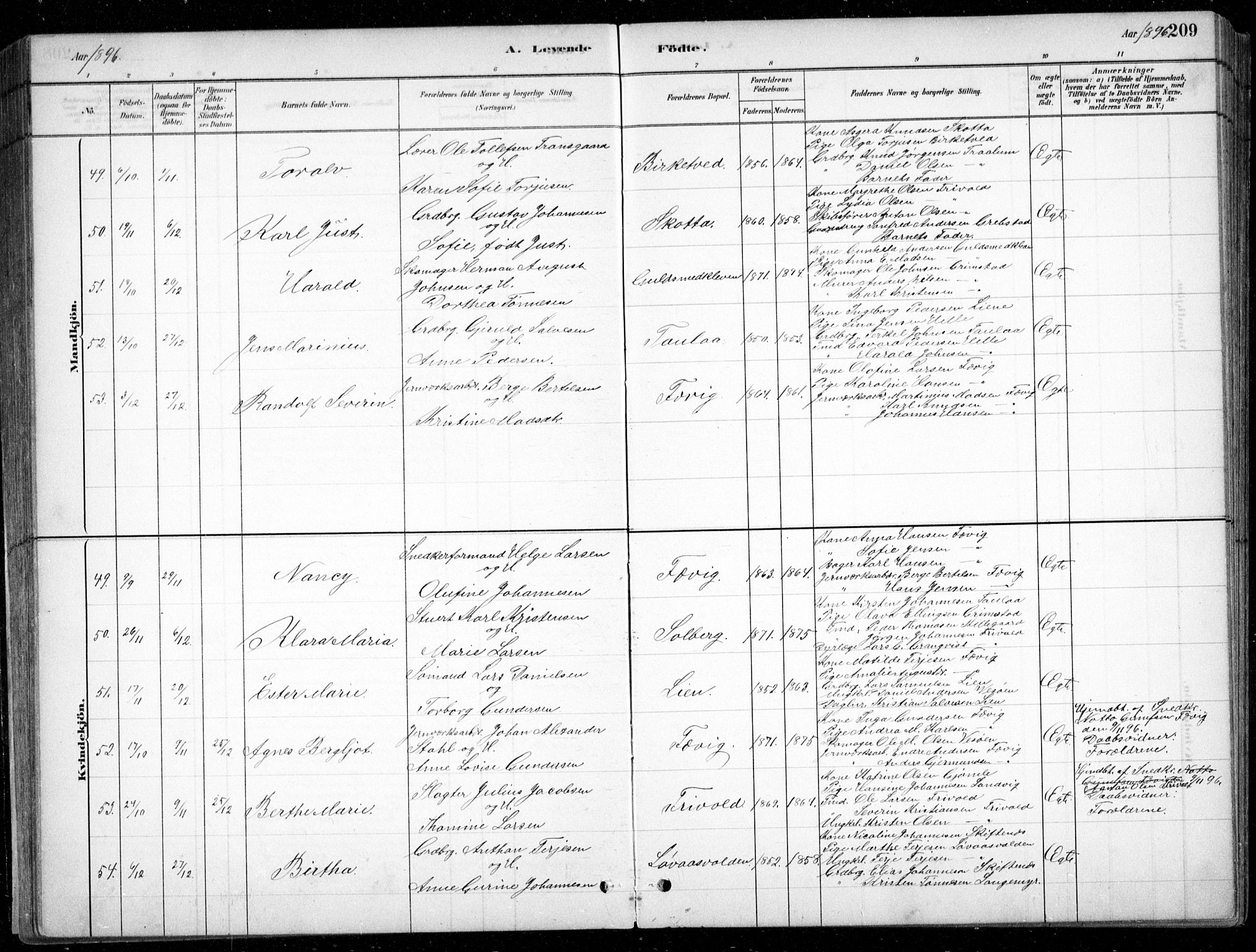 Fjære sokneprestkontor, AV/SAK-1111-0011/F/Fb/L0011: Parish register (copy) no. B 11, 1881-1905, p. 209