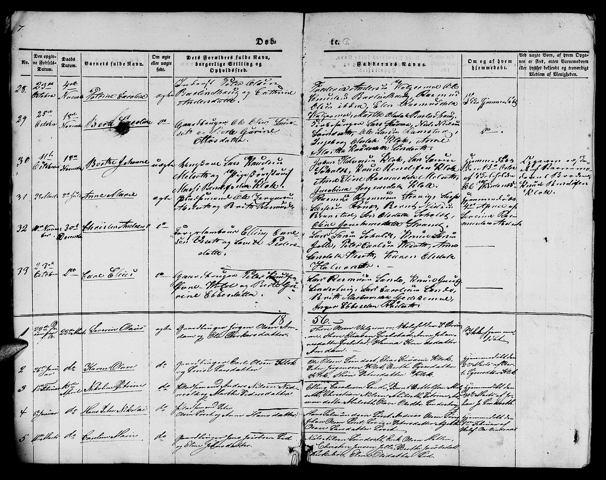 Ministerialprotokoller, klokkerbøker og fødselsregistre - Møre og Romsdal, SAT/A-1454/522/L0324: Parish register (copy) no. 522C03, 1854-1871, p. 7