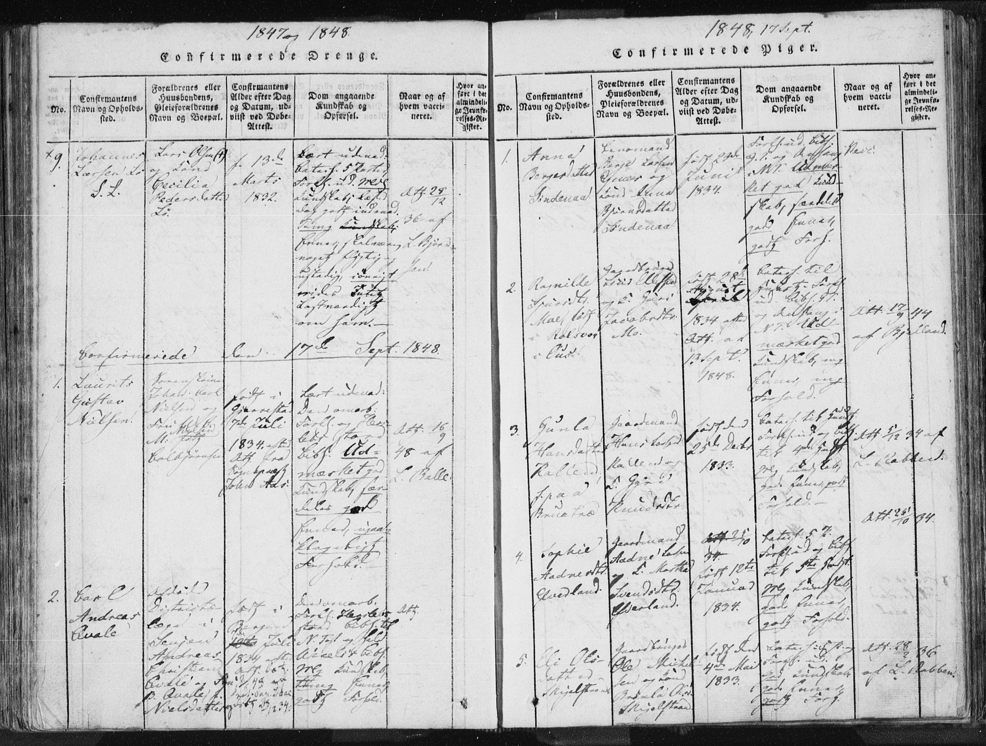 Vikedal sokneprestkontor, SAST/A-101840/01/IV: Parish register (official) no. A 3, 1817-1850, p. 277