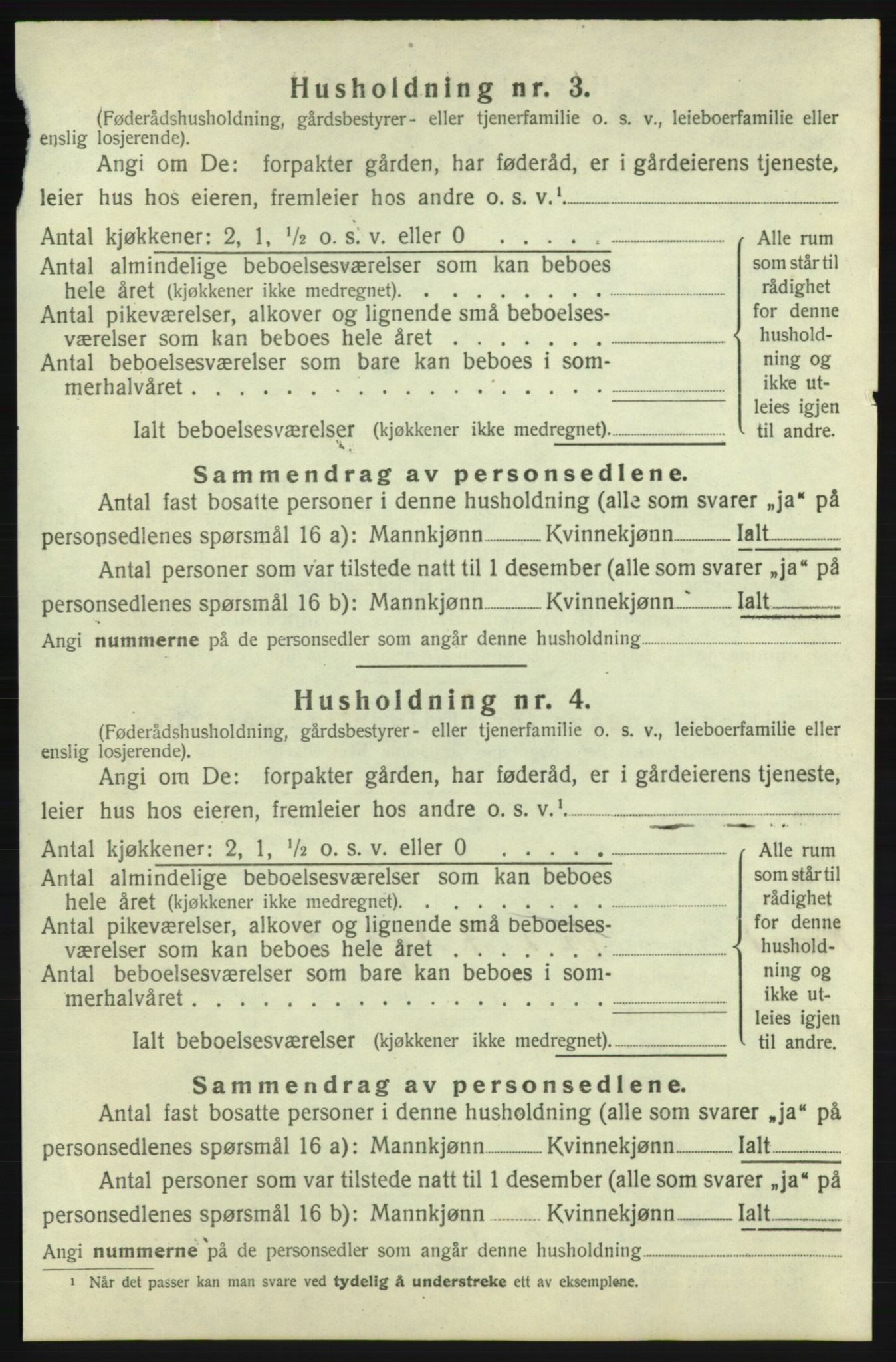 SAB, 1920 census for Skånevik, 1920, p. 2007