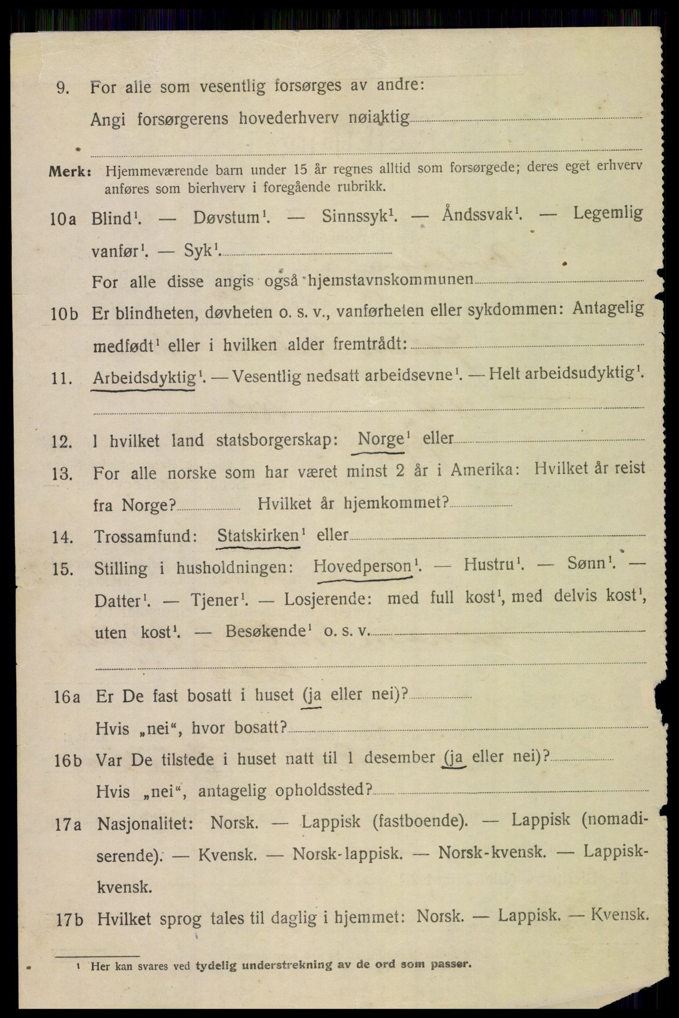 SAT, 1920 census for Bodin, 1920, p. 9317