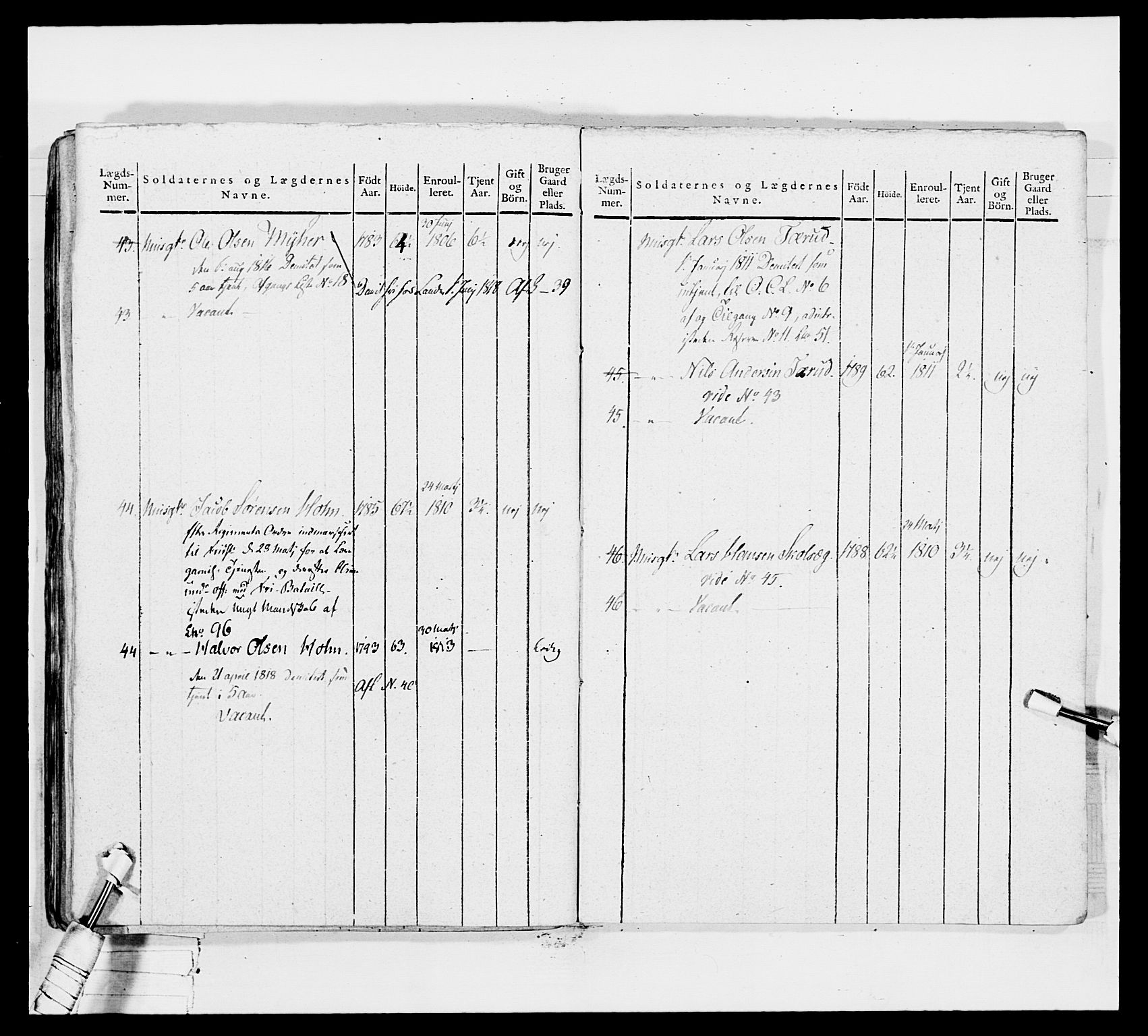 Generalitets- og kommissariatskollegiet, Det kongelige norske kommissariatskollegium, AV/RA-EA-5420/E/Eh/L0035: Nordafjelske gevorbne infanteriregiment, 1812-1813, p. 102