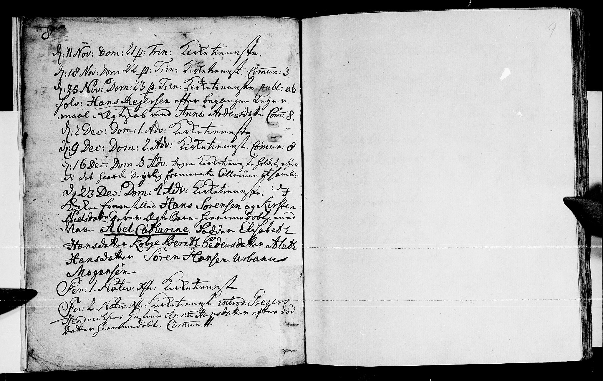 Loppa sokneprestkontor, SATØ/S-1339/H/Ha/L0001kirke: Parish register (official) no. 1 /1, 1753-1784, p. 8-9