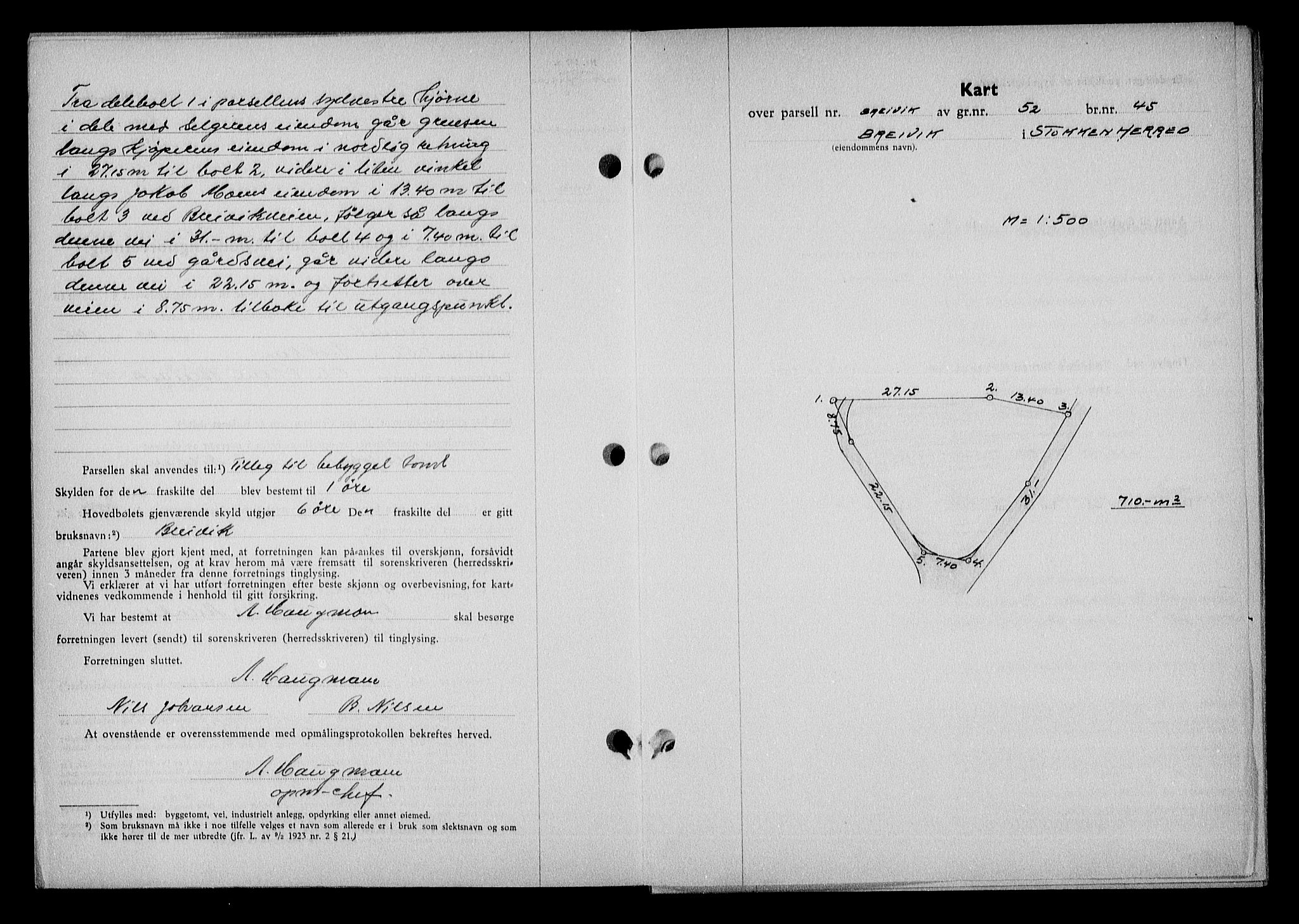 Nedenes sorenskriveri, AV/SAK-1221-0006/G/Gb/Gba/L0051: Mortgage book no. A-V, 1943-1944, Diary no: : 408/1944