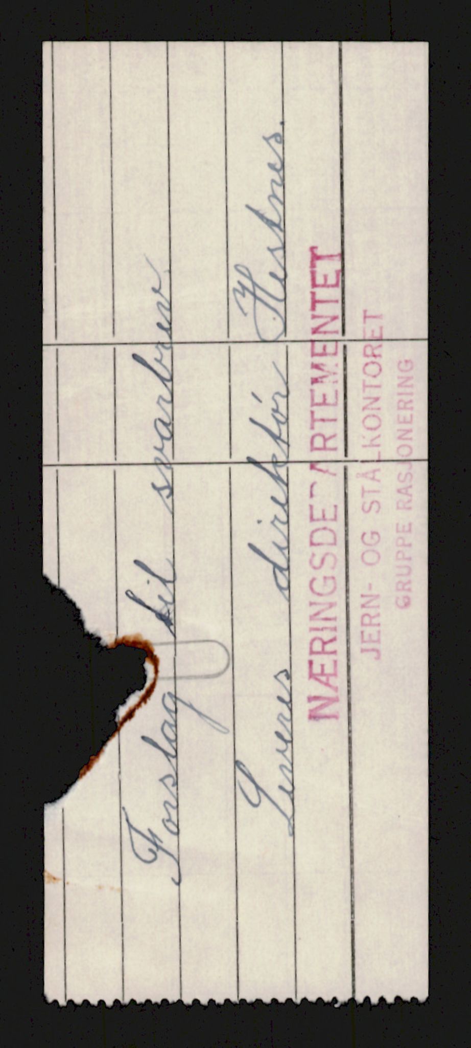Direktoratet for industriforsyning, Sekretariatet, AV/RA-S-4153/D/Df/L0055: 9. Metallkontoret, 1940-1945, p. 79