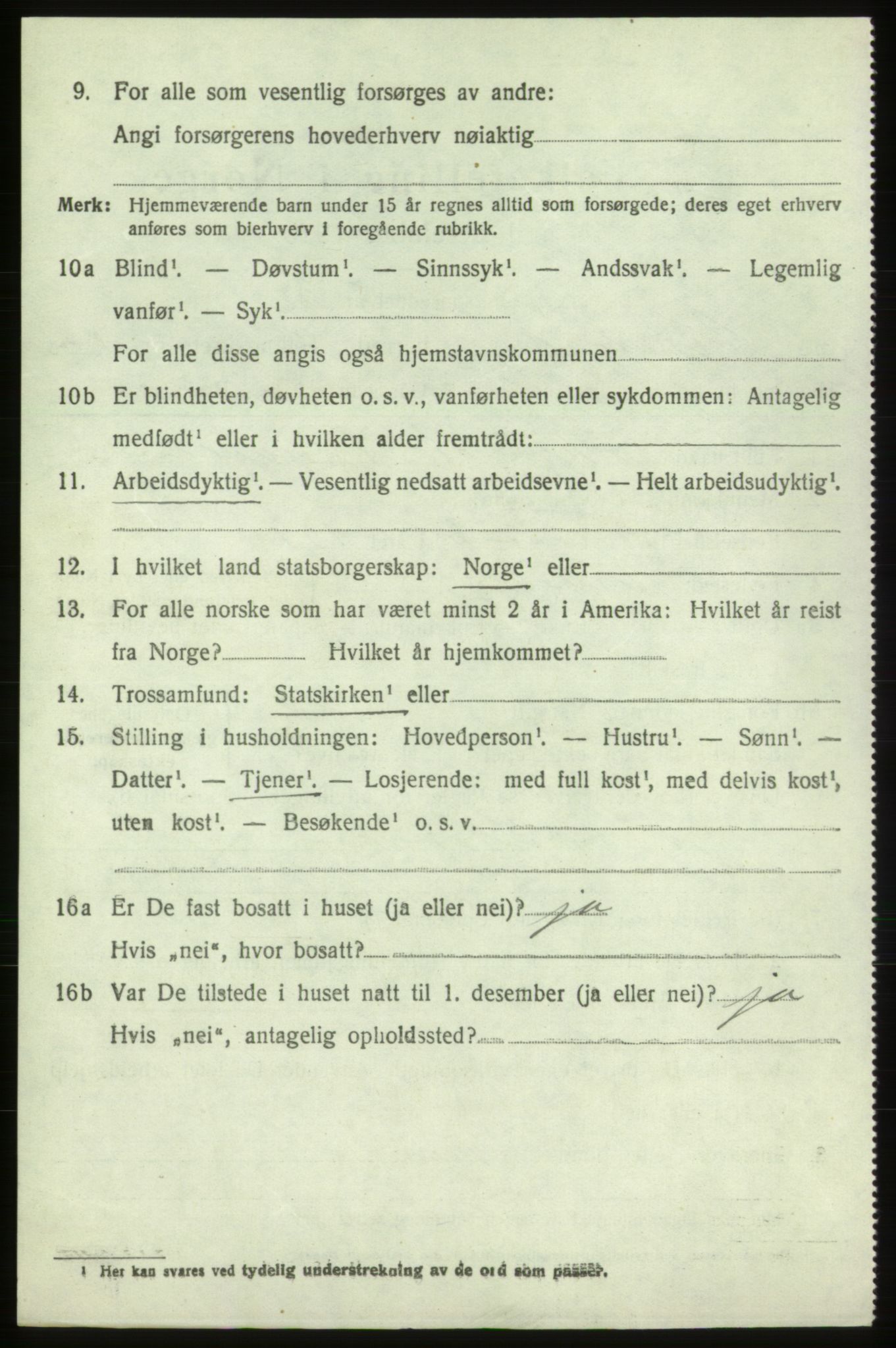 SAB, 1920 census for Vikebygd, 1920, p. 812