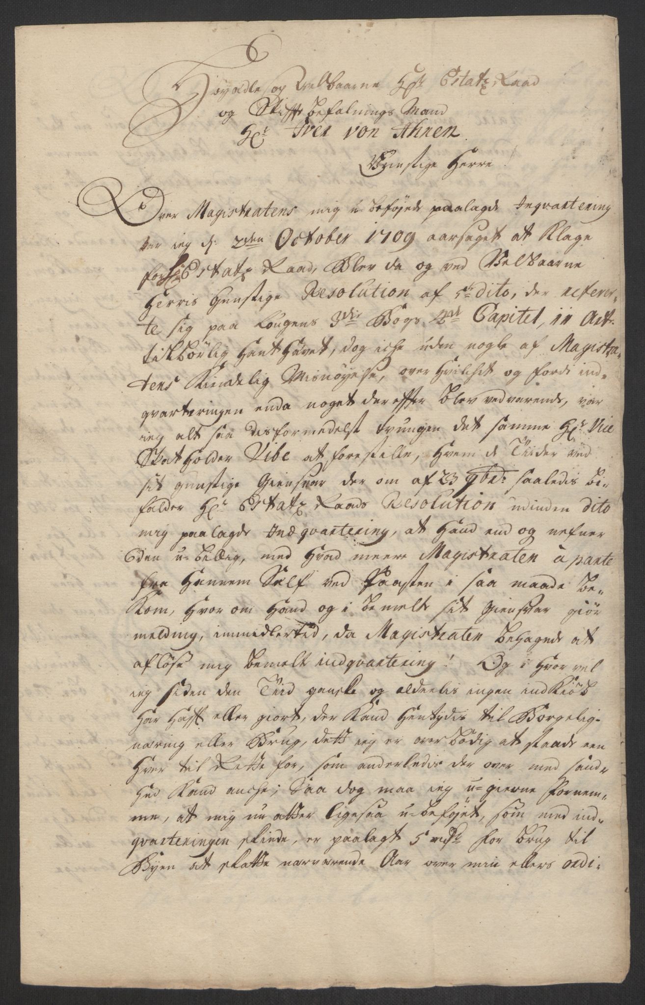 Rentekammeret inntil 1814, Reviderte regnskaper, Byregnskaper, AV/RA-EA-4066/R/Rs/L0507: [S3] Kontribusjonsregnskap, 1699-1711, p. 419