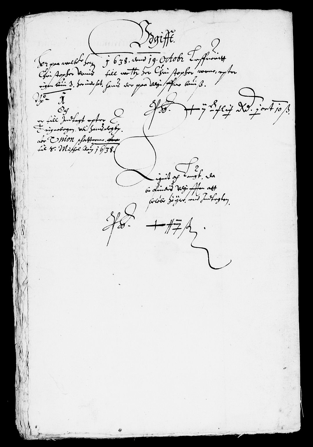 Rentekammeret inntil 1814, Reviderte regnskaper, Lensregnskaper, AV/RA-EA-5023/R/Rb/Rbn/L0002: Numedal og Sandsvær len, 1638-1643