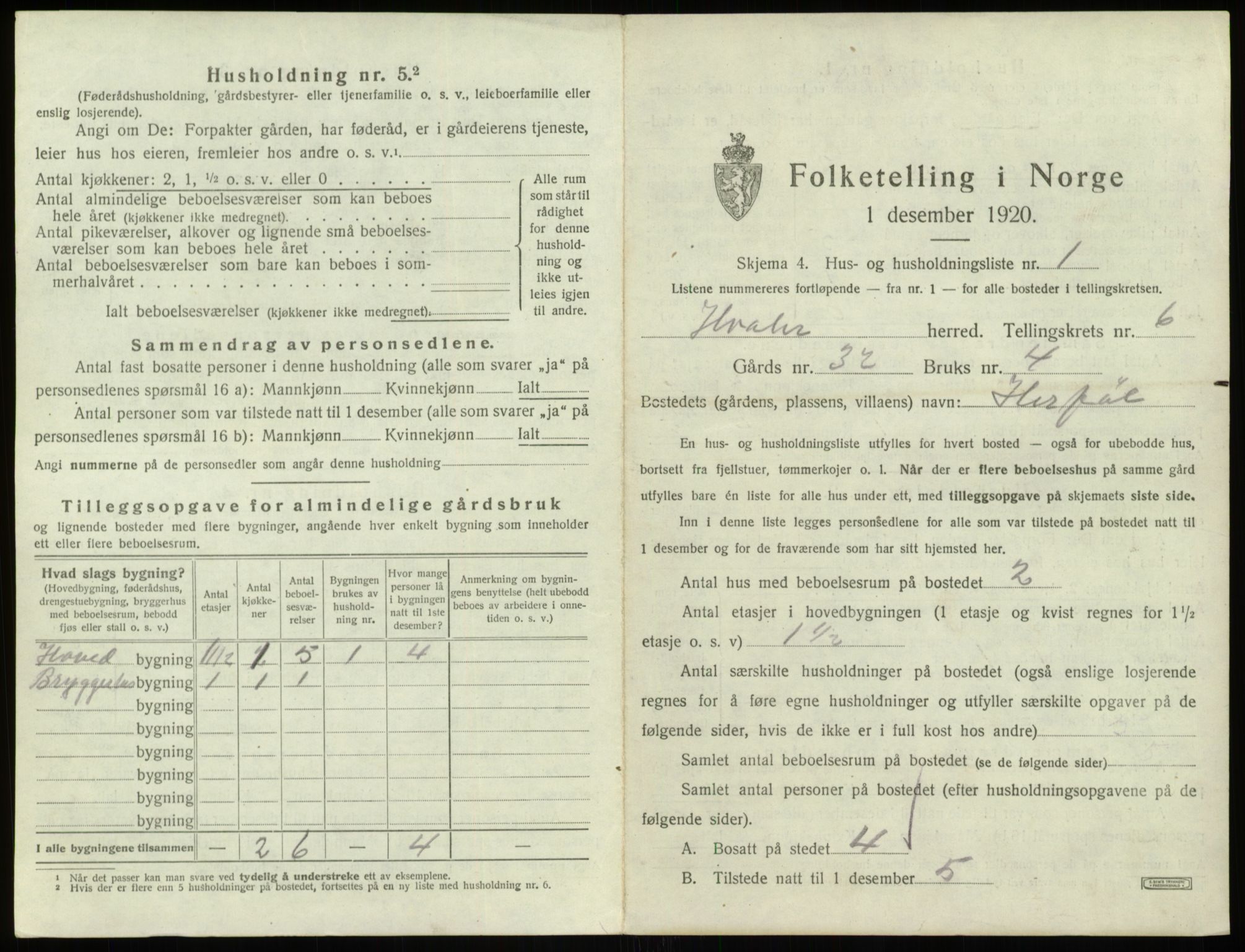 SAO, 1920 census for Hvaler, 1920, p. 993