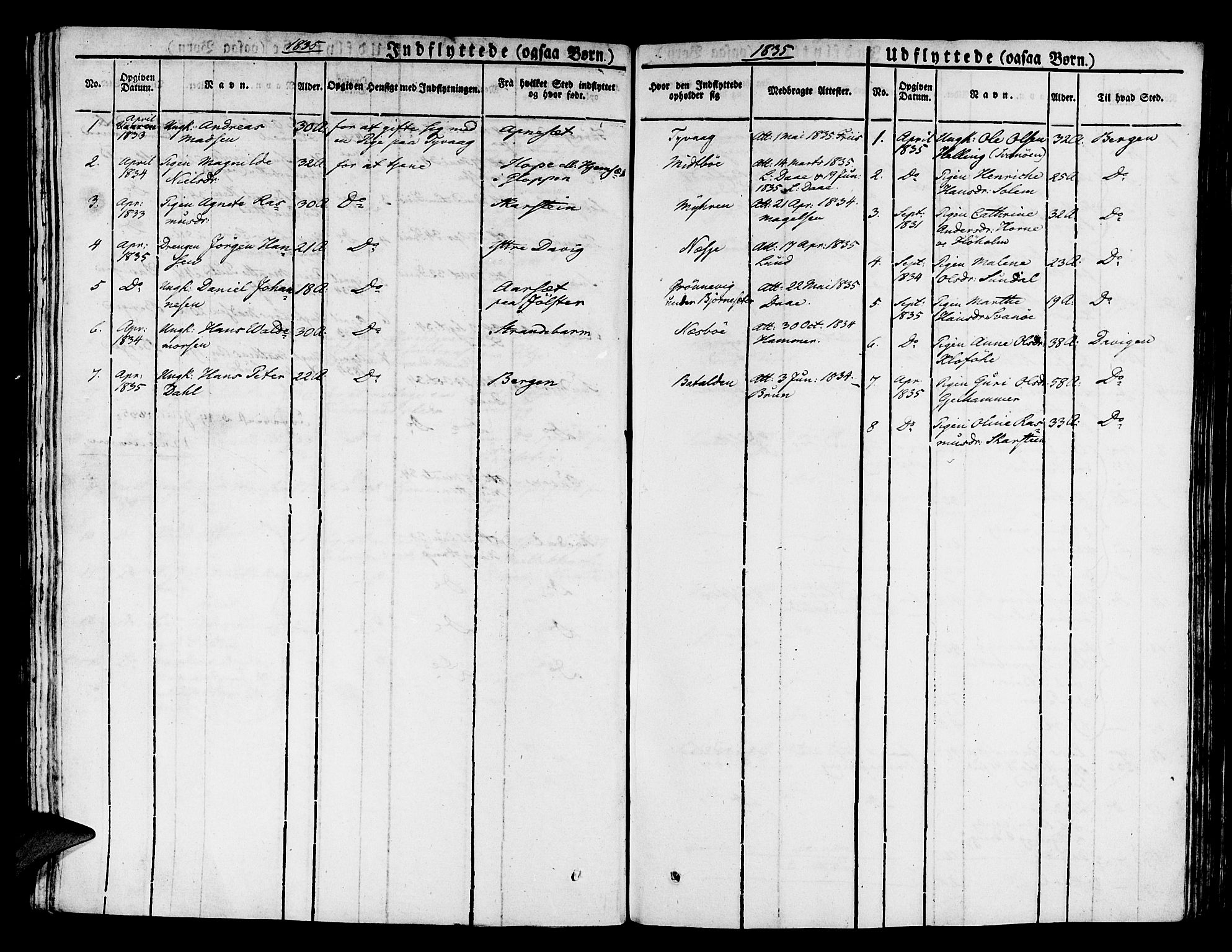 Kinn sokneprestembete, SAB/A-80801/H/Haa/Haaa/L0004/0002: Parish register (official) no. A 4II, 1822-1840, p. 12