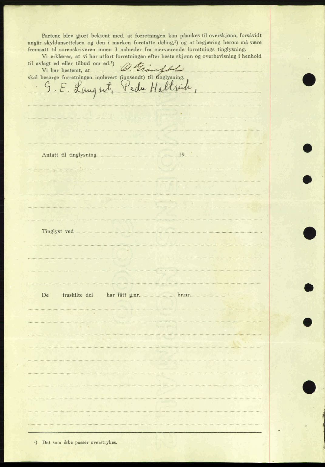 Romsdal sorenskriveri, AV/SAT-A-4149/1/2/2C: Mortgage book no. A1, 1936-1936, Diary no: : 1520/1936