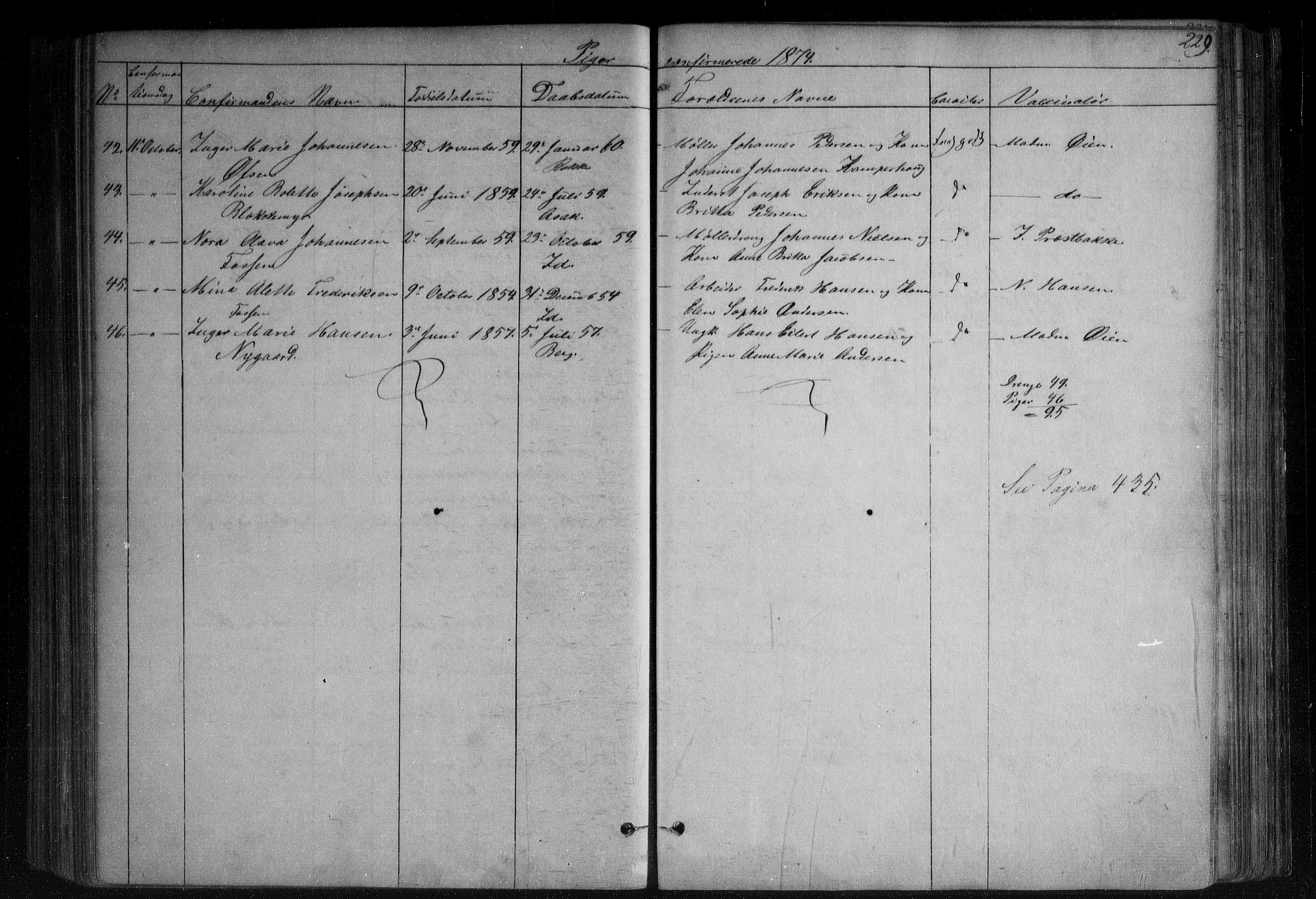 Berg prestekontor Kirkebøker, SAO/A-10902/F/Fa/L0005: Parish register (official) no. I 5, 1861-1877, p. 229