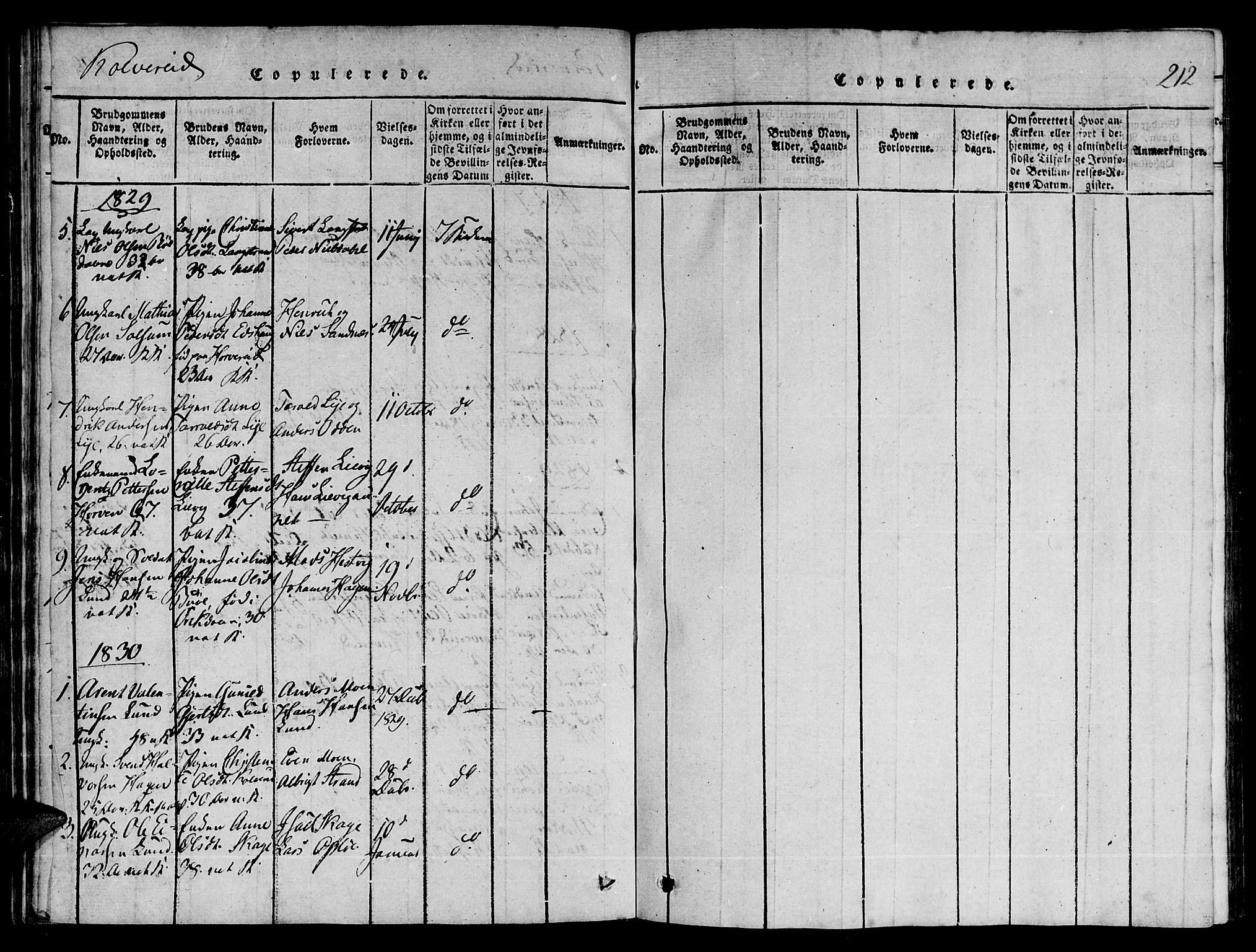 Ministerialprotokoller, klokkerbøker og fødselsregistre - Nord-Trøndelag, SAT/A-1458/780/L0636: Parish register (official) no. 780A03 /1, 1815-1830, p. 212