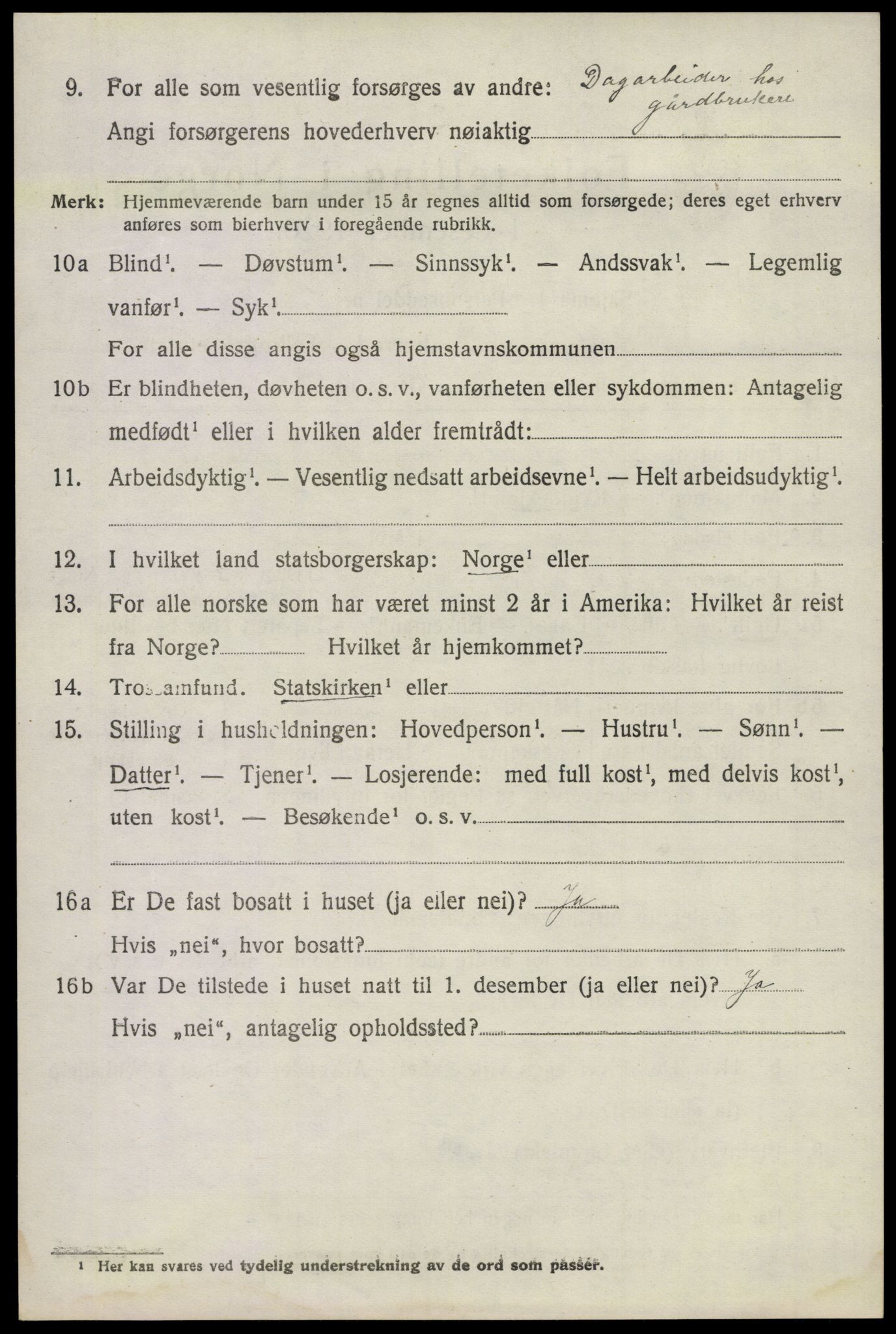 SAKO, 1920 census for Våle, 1920, p. 2291